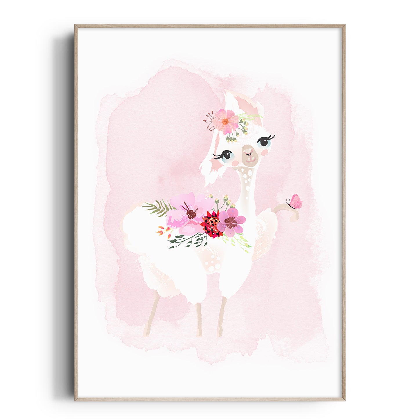 Llama nursery best sale wall art