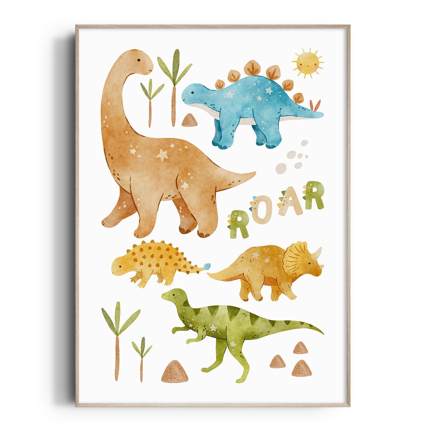 dinosaur-wall-art-dinosaur-chart-dinosaur-nursery-print-the-kids-print-store for Free Dinosaur Printable Wall Art Dinosaur Wall Art | Dinosaur Chart | Dinosaur Nursery Print – The Kids Print Store for Free Dinosaur Printable Wall Art