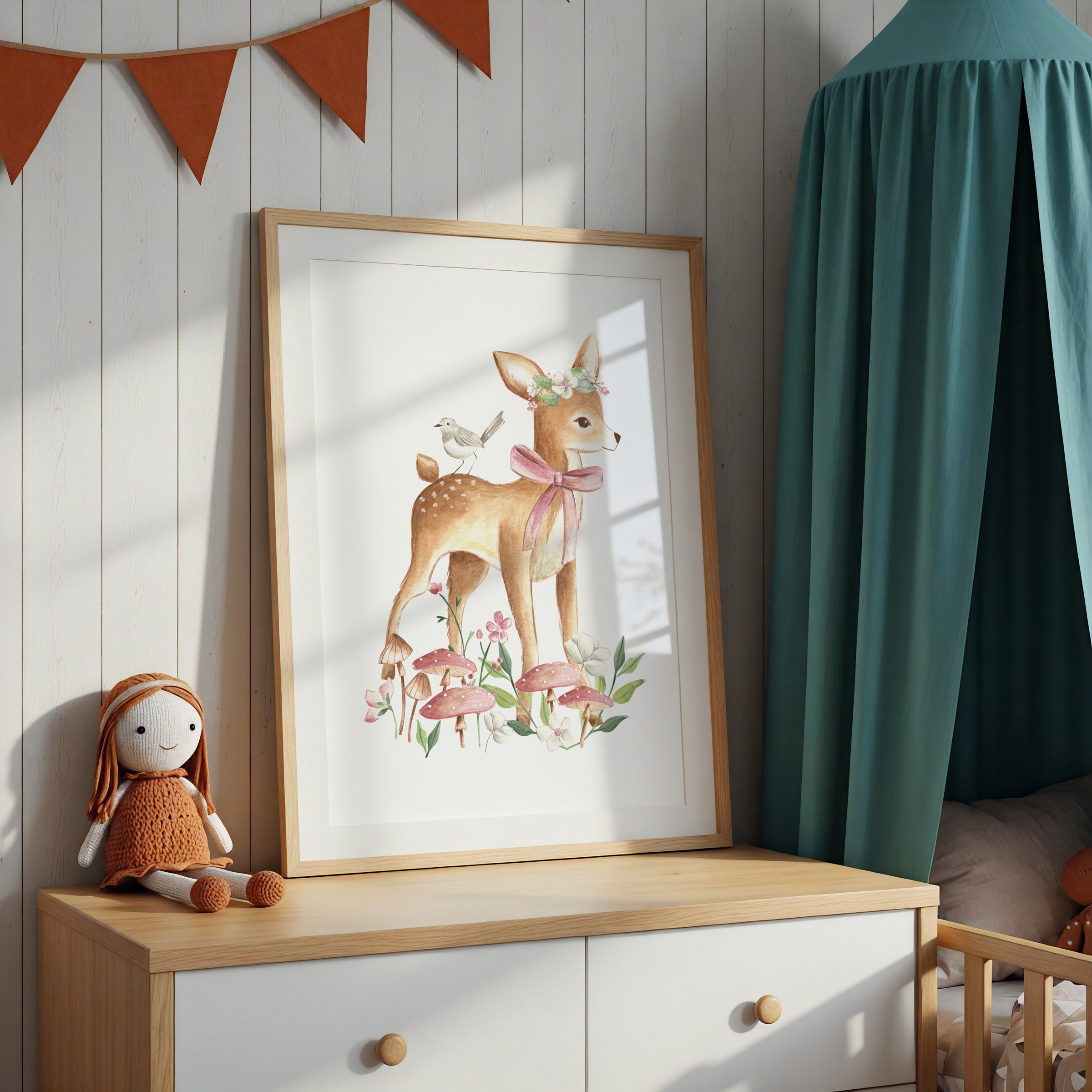 Girls Woodland Prints