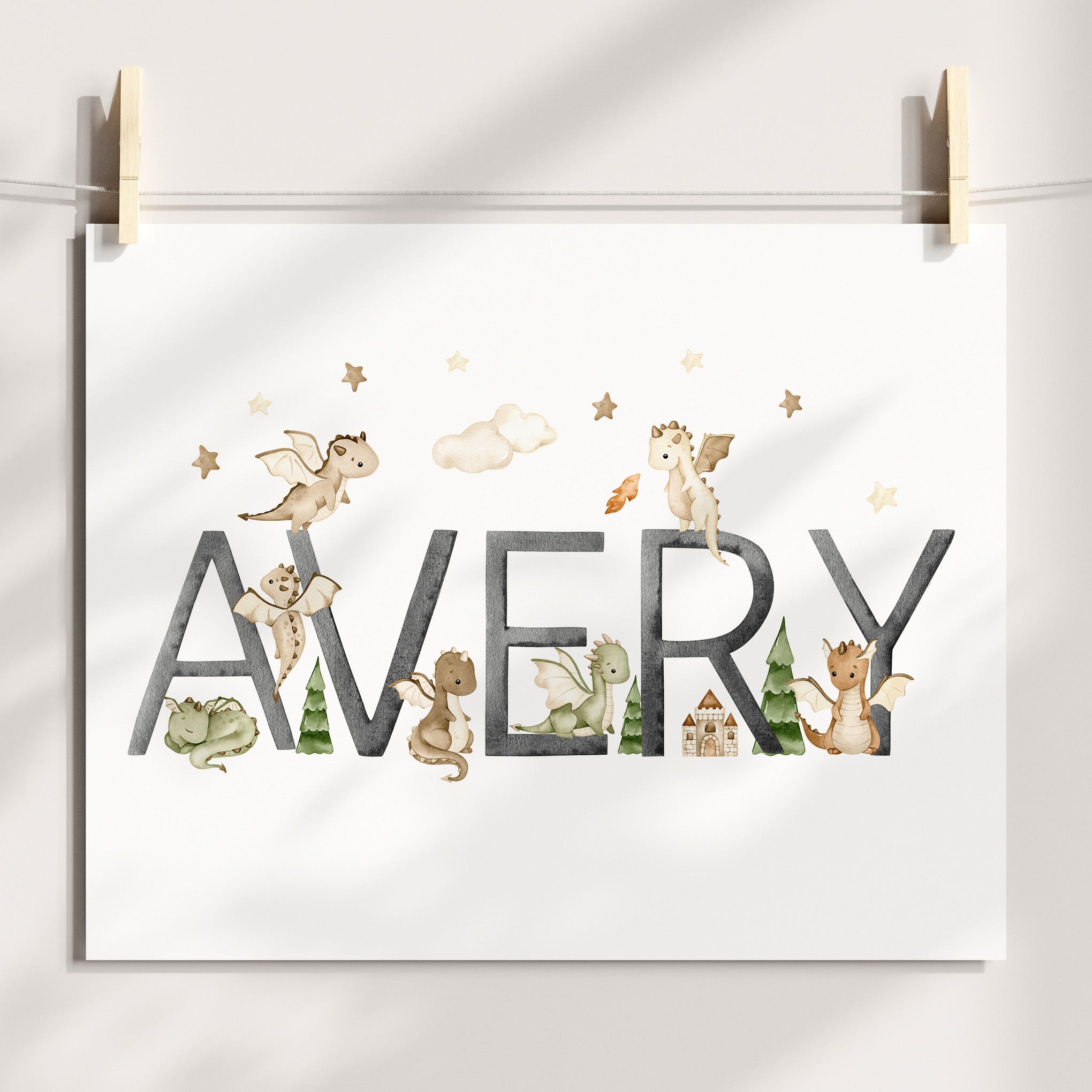 Dragon Name Print