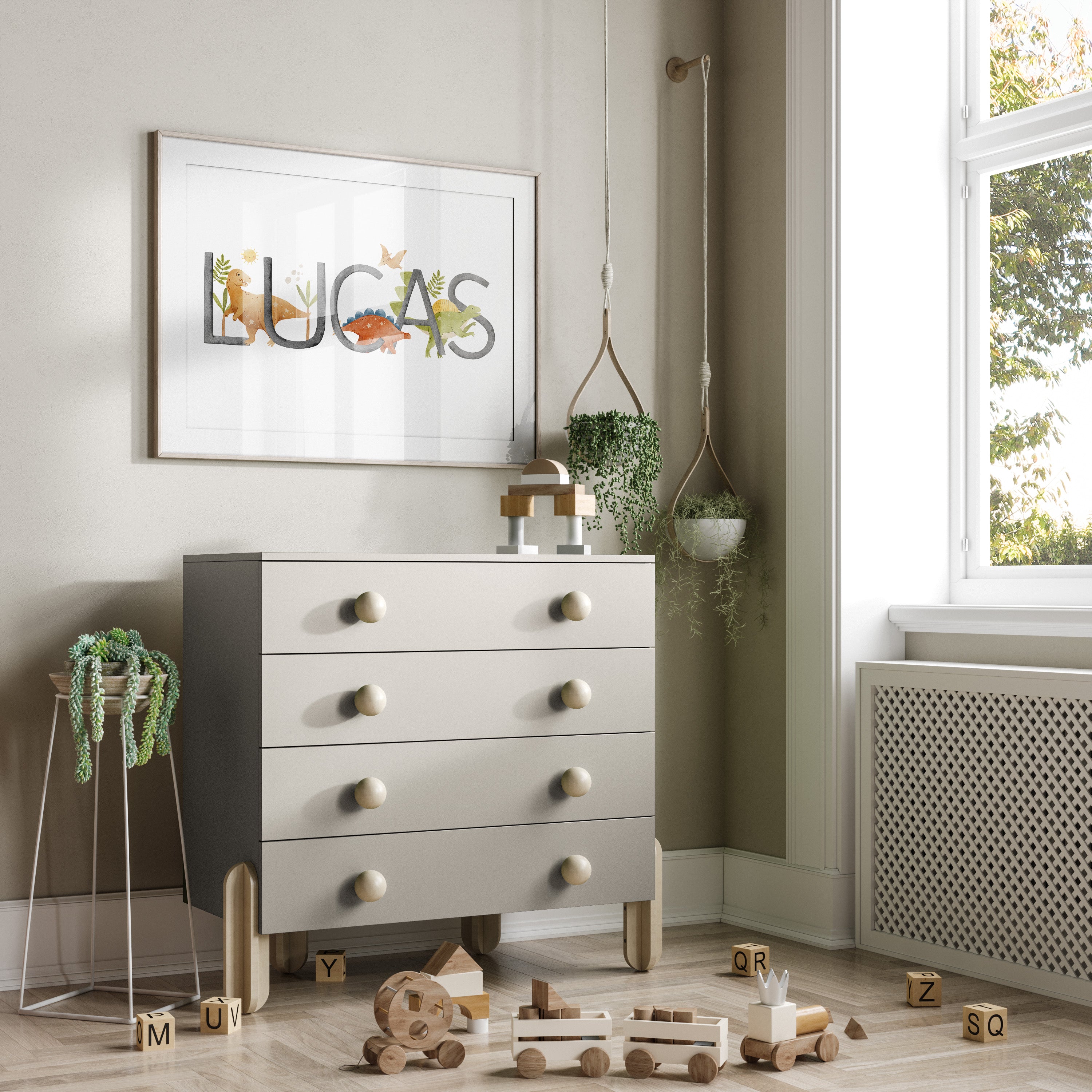Dinosaur Name Print