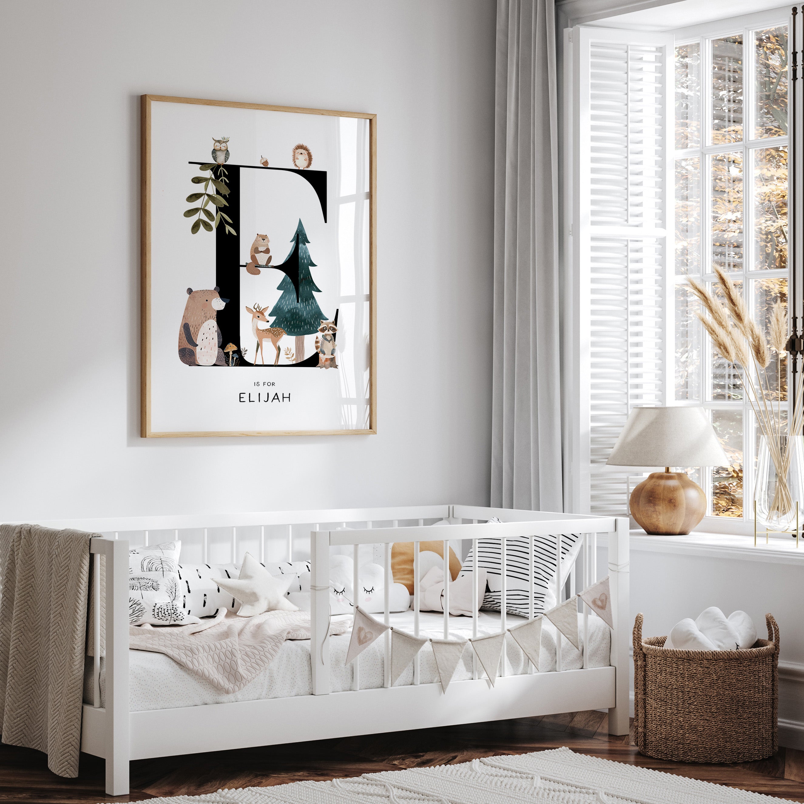 Forest Animal Letter & Name Print