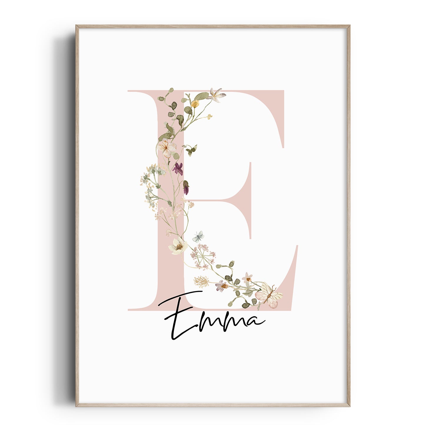 Wildflower Letter & Name Print