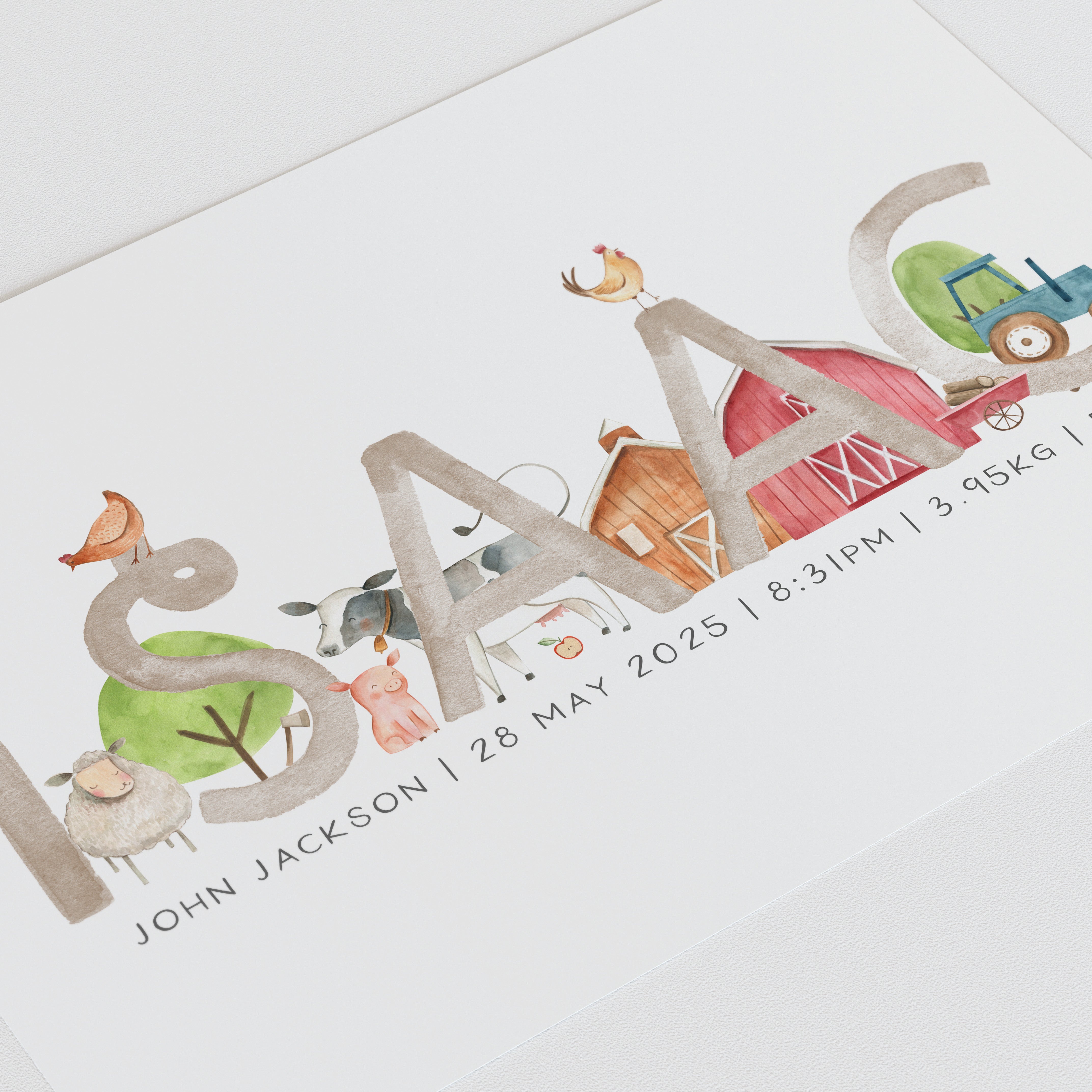 Farm Name Print