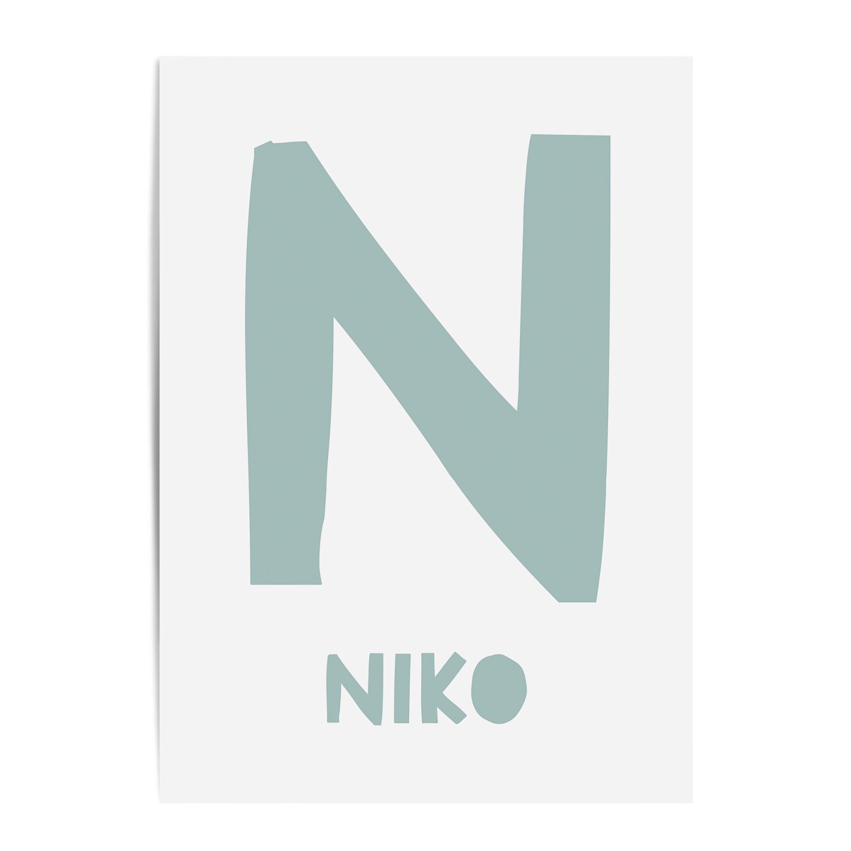 Letter & Name Print