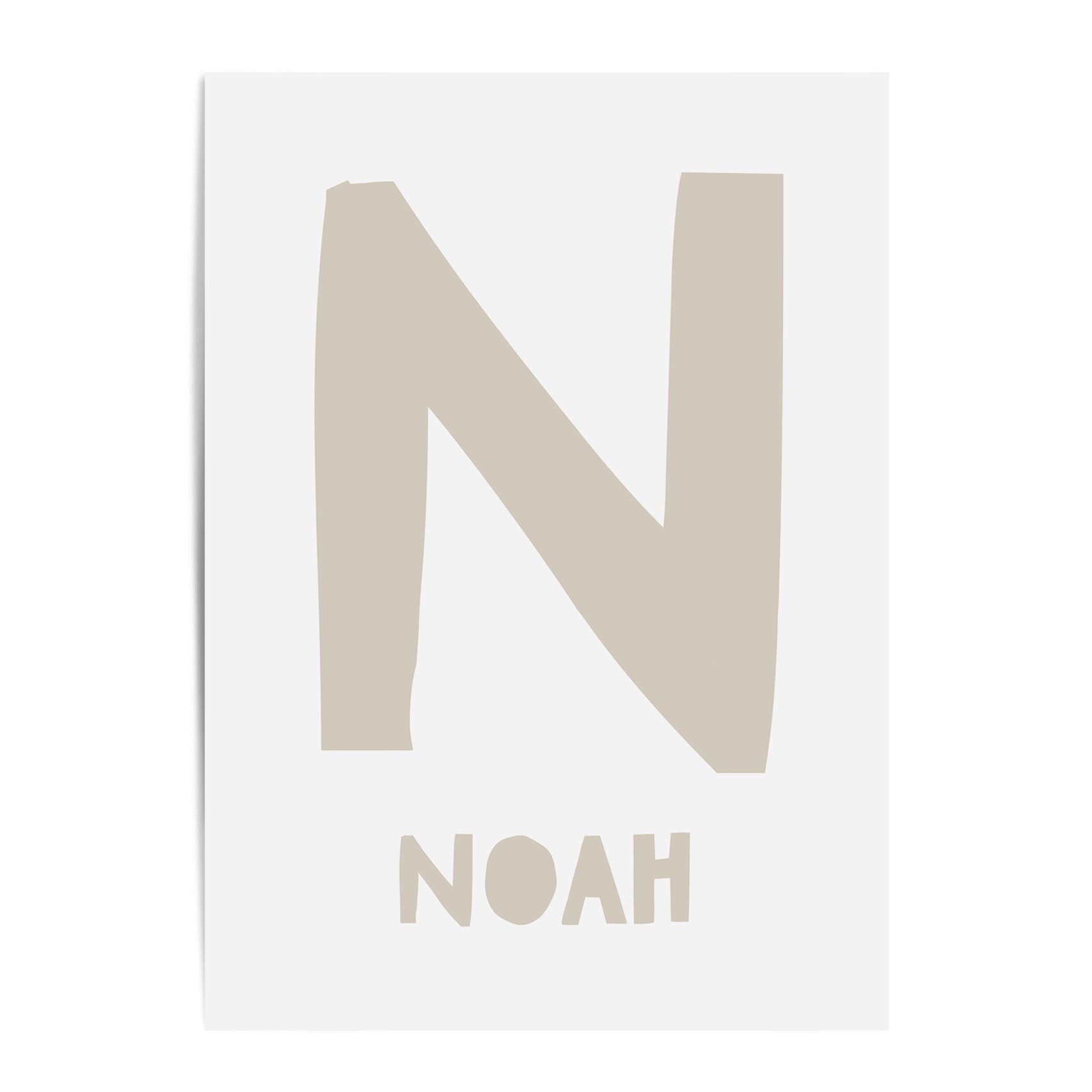 Letter & Name Print