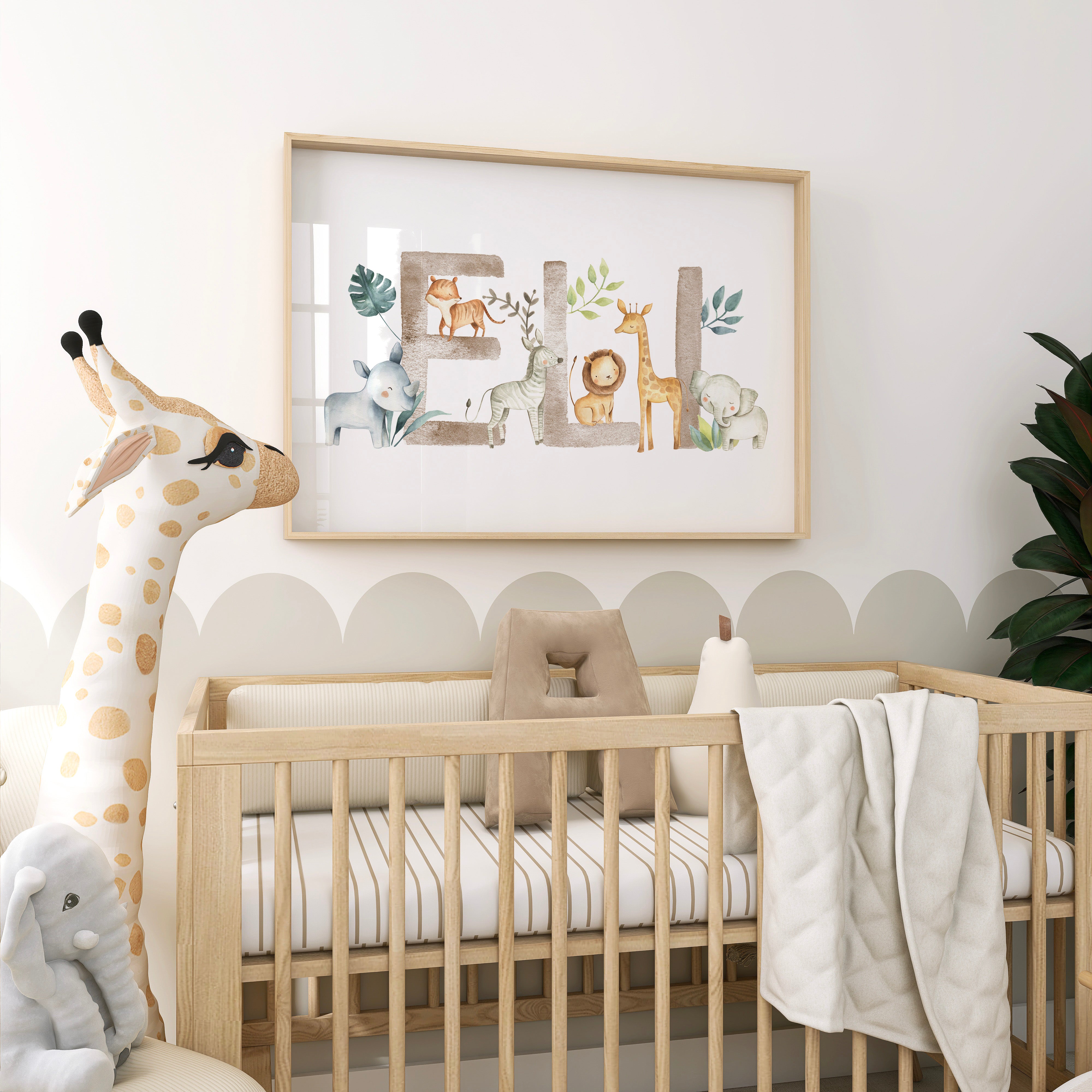 Safari Animal Name Print