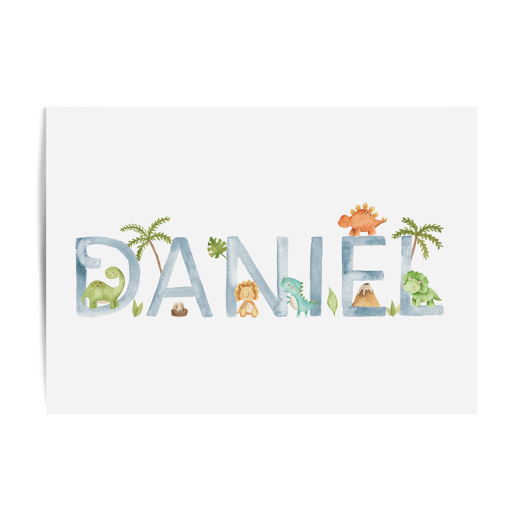 Dinosaur Name Print