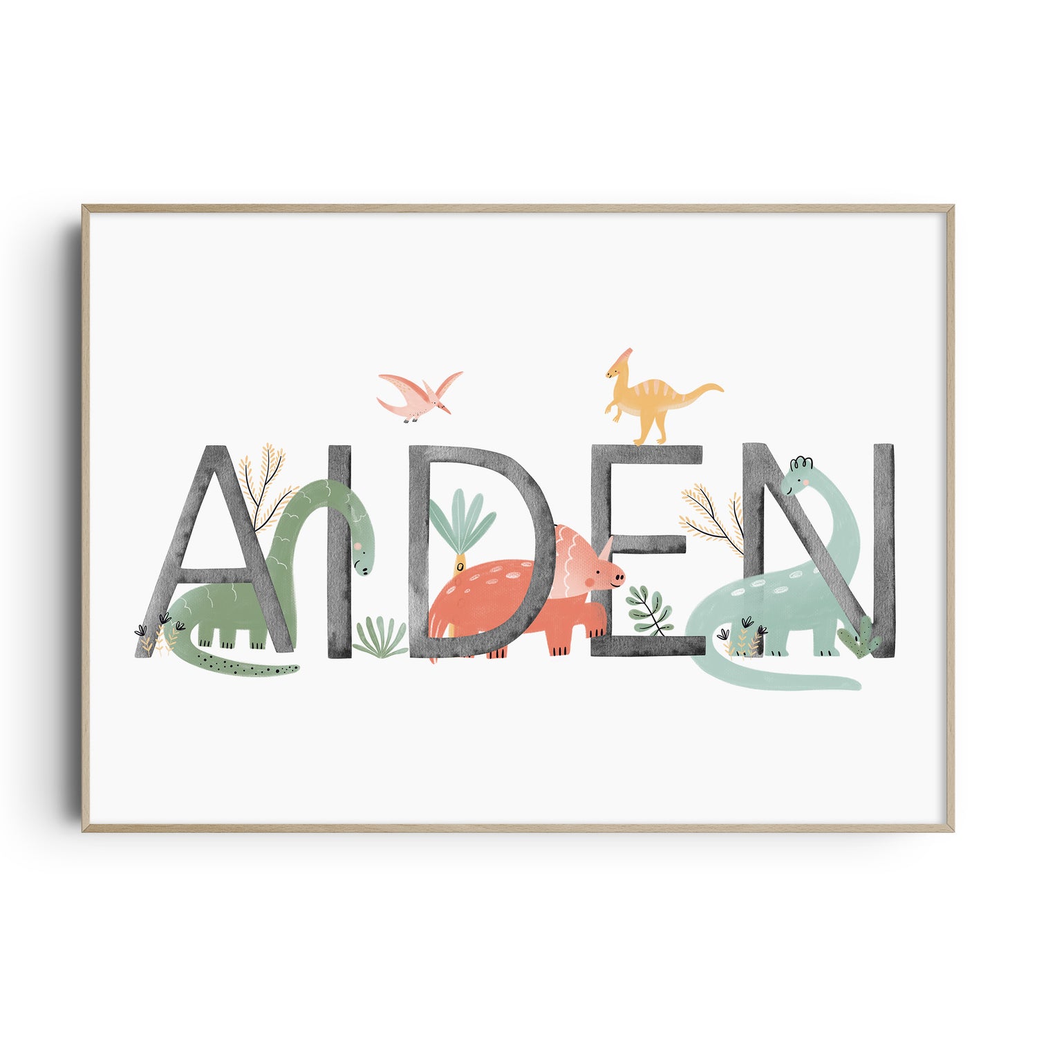 Dinosaur Name Print