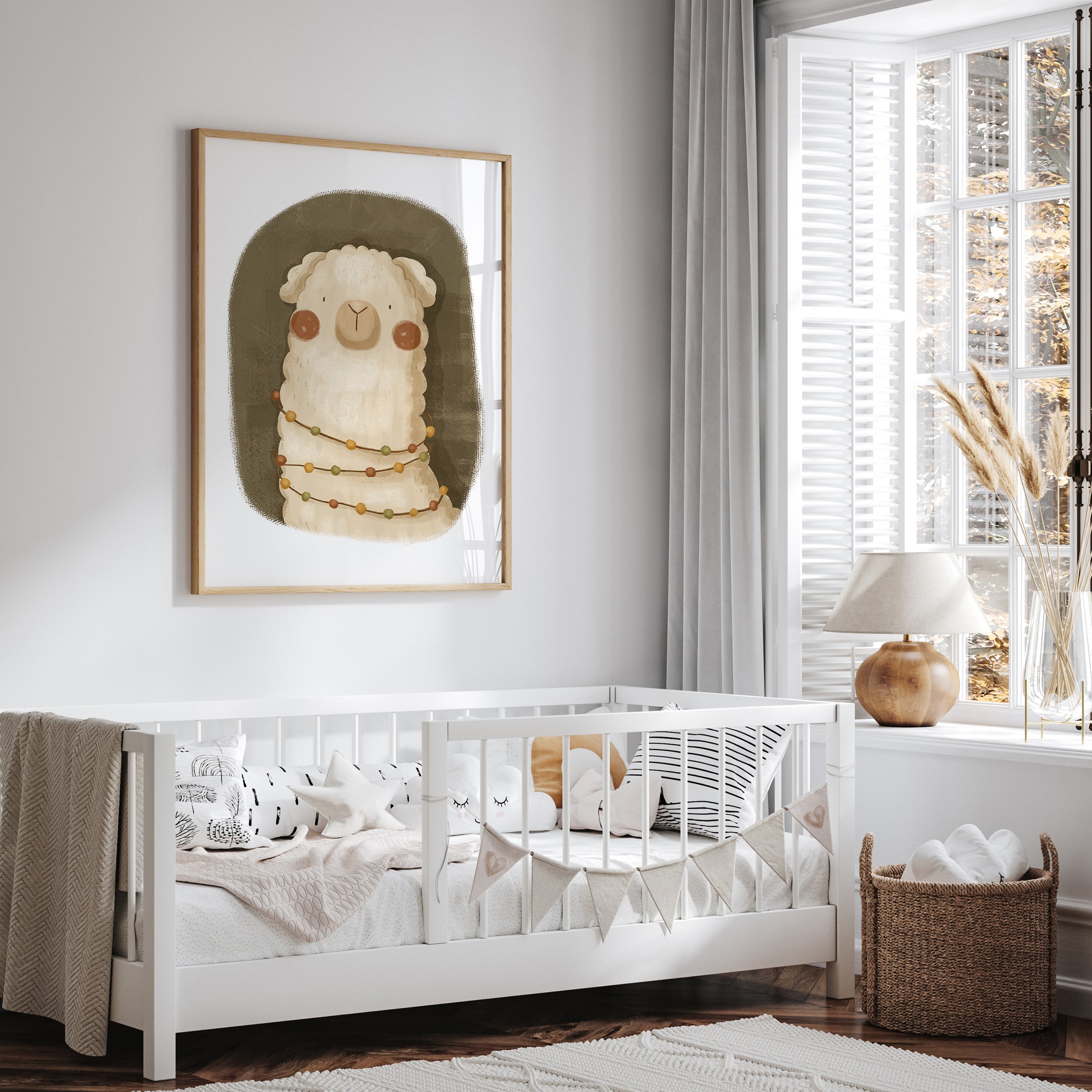Whimsy Llama Print