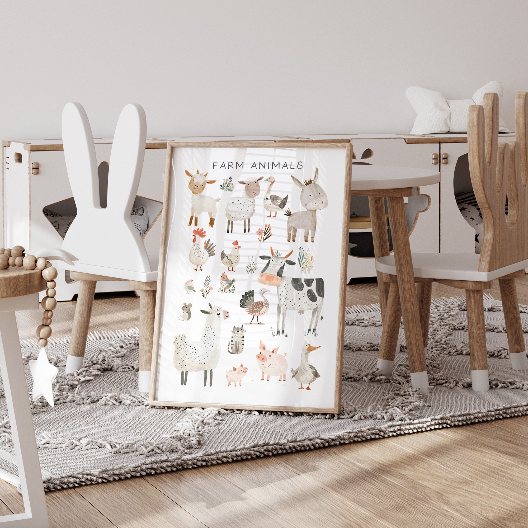 Farm Animals Print