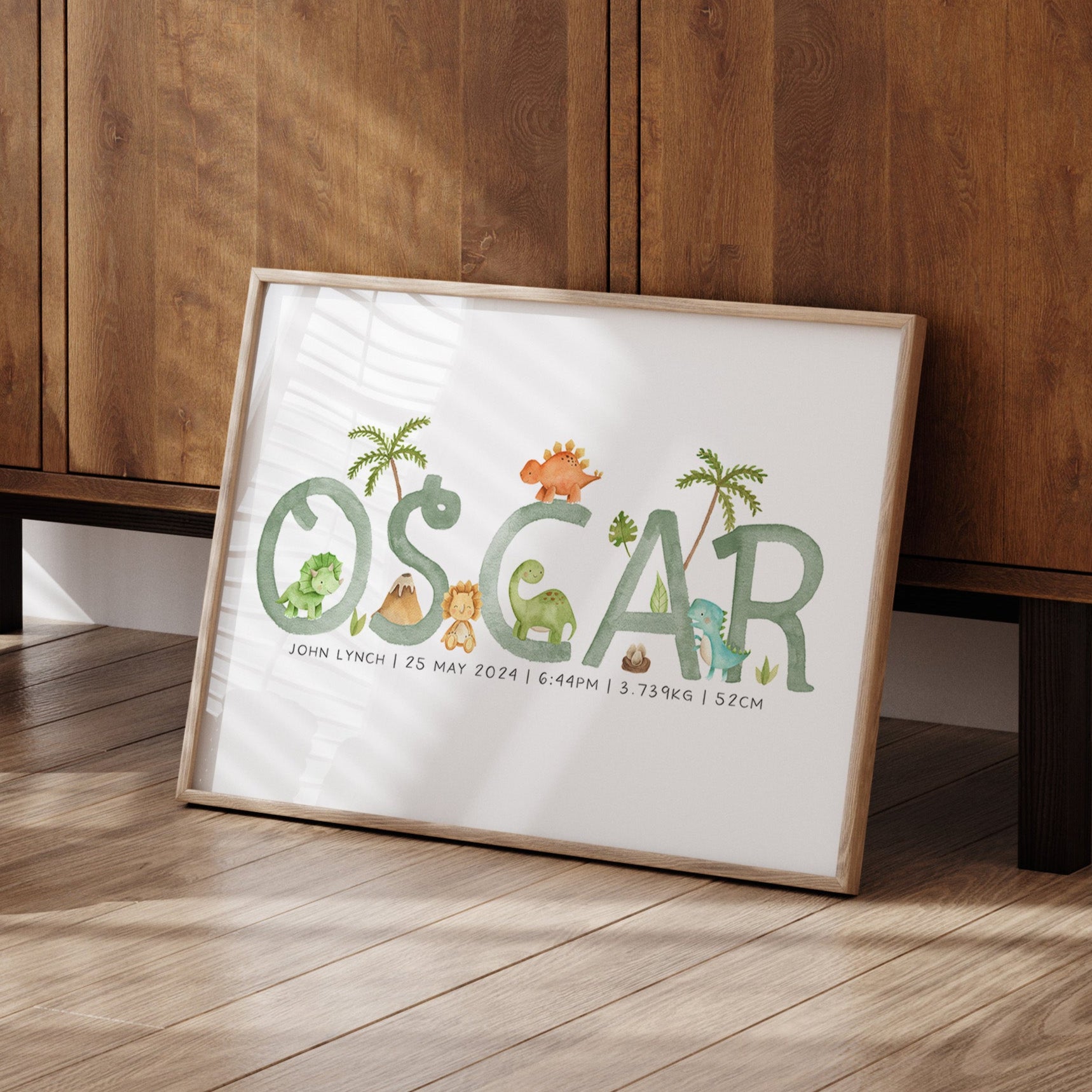 Dinosaur Name Print