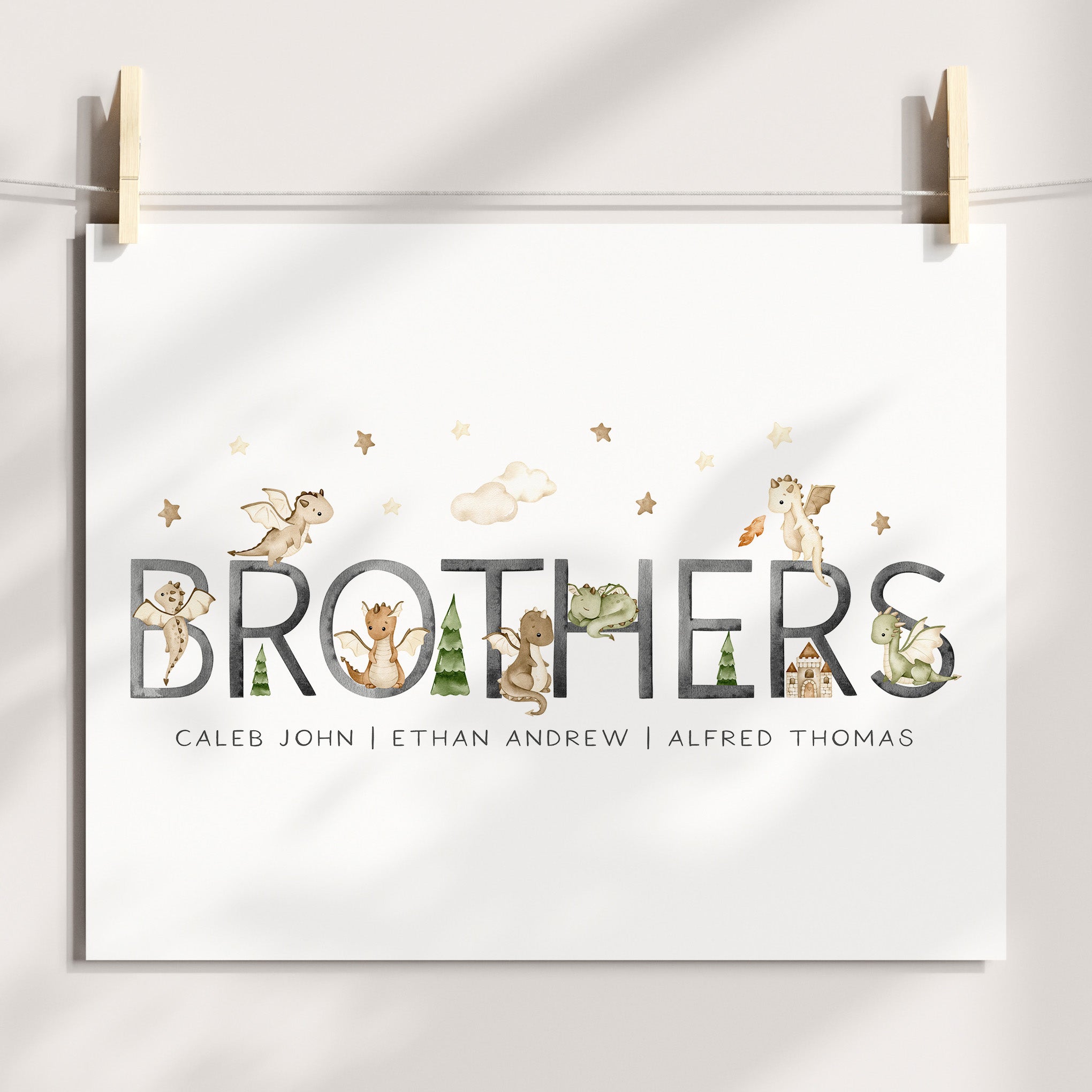 Dragon Name Print