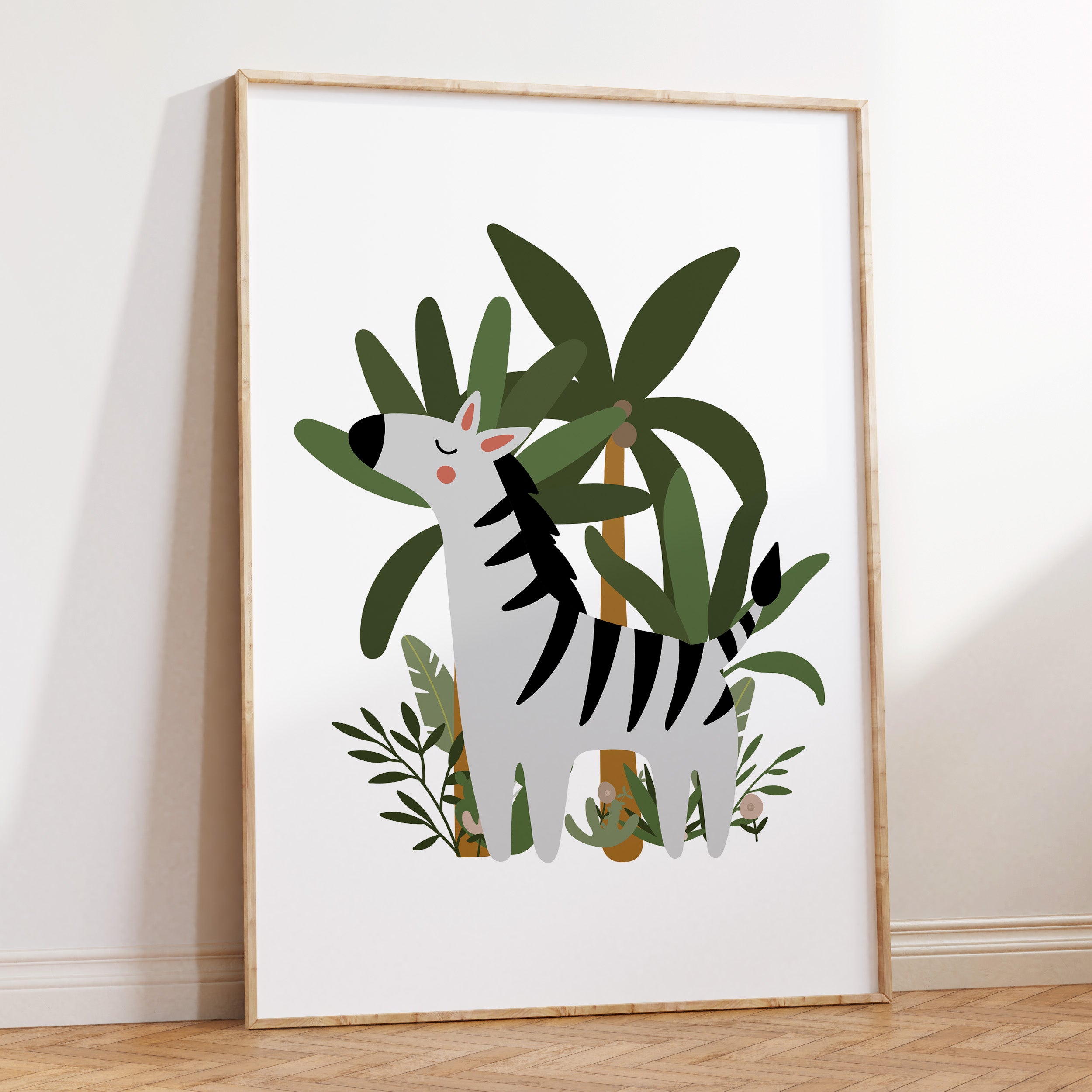 Zebra Jungle Print