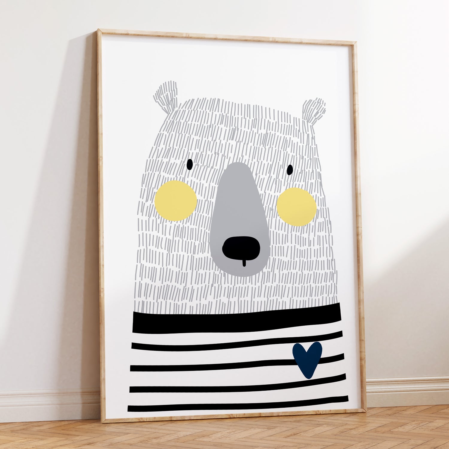 Scandi Bear Print