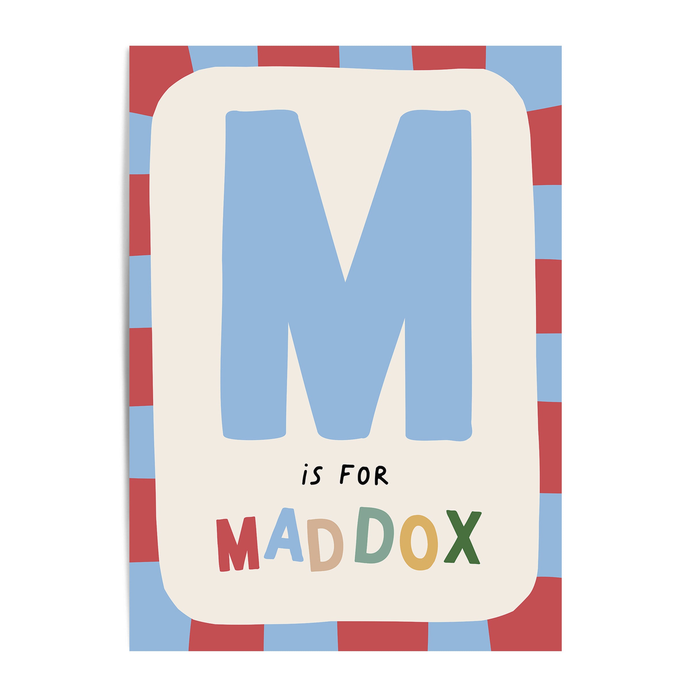 Checker Name & Initial Print