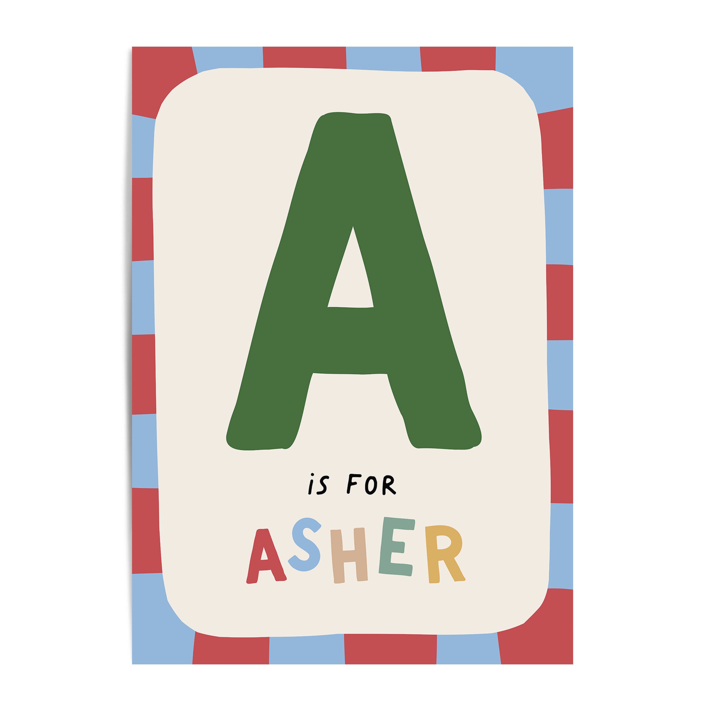 Checker Name & Initial Print