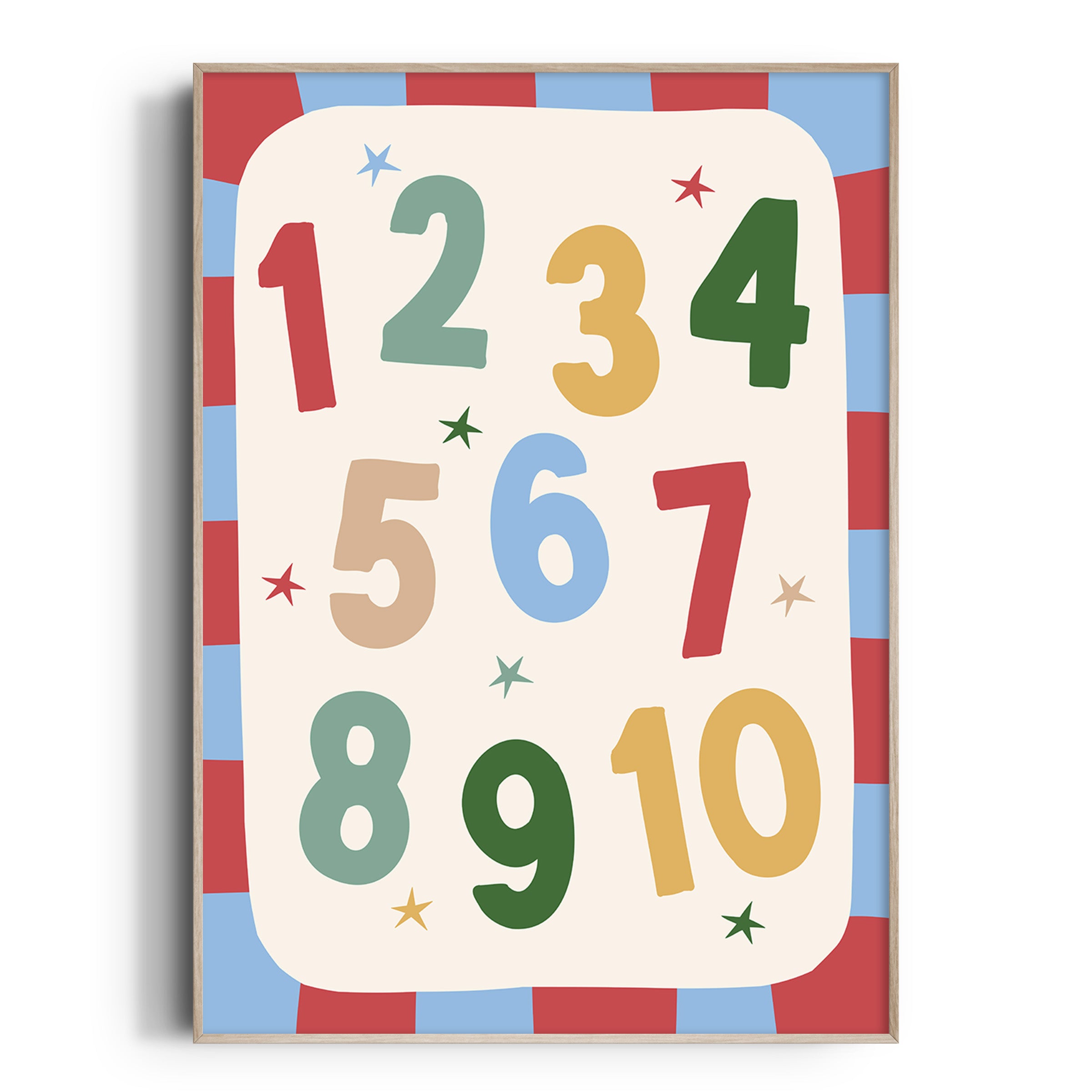 Checker Numbers Print