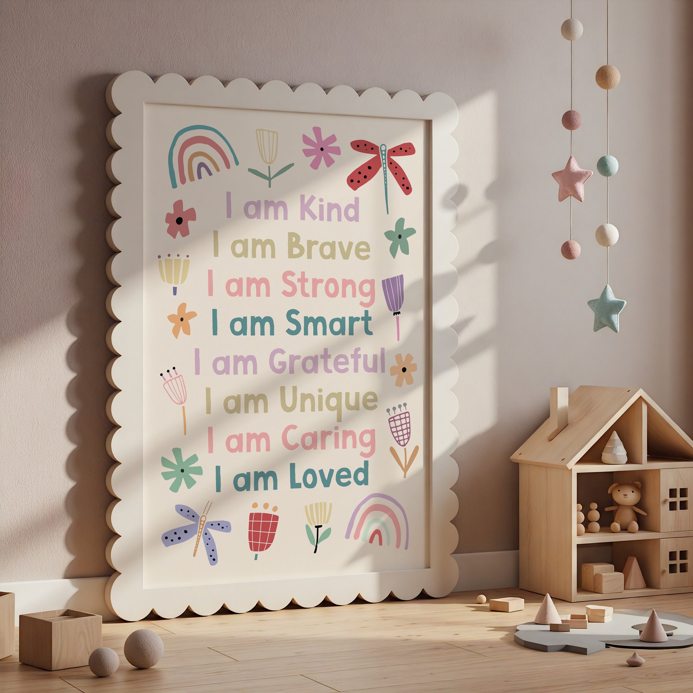 Floral Affirmations Print