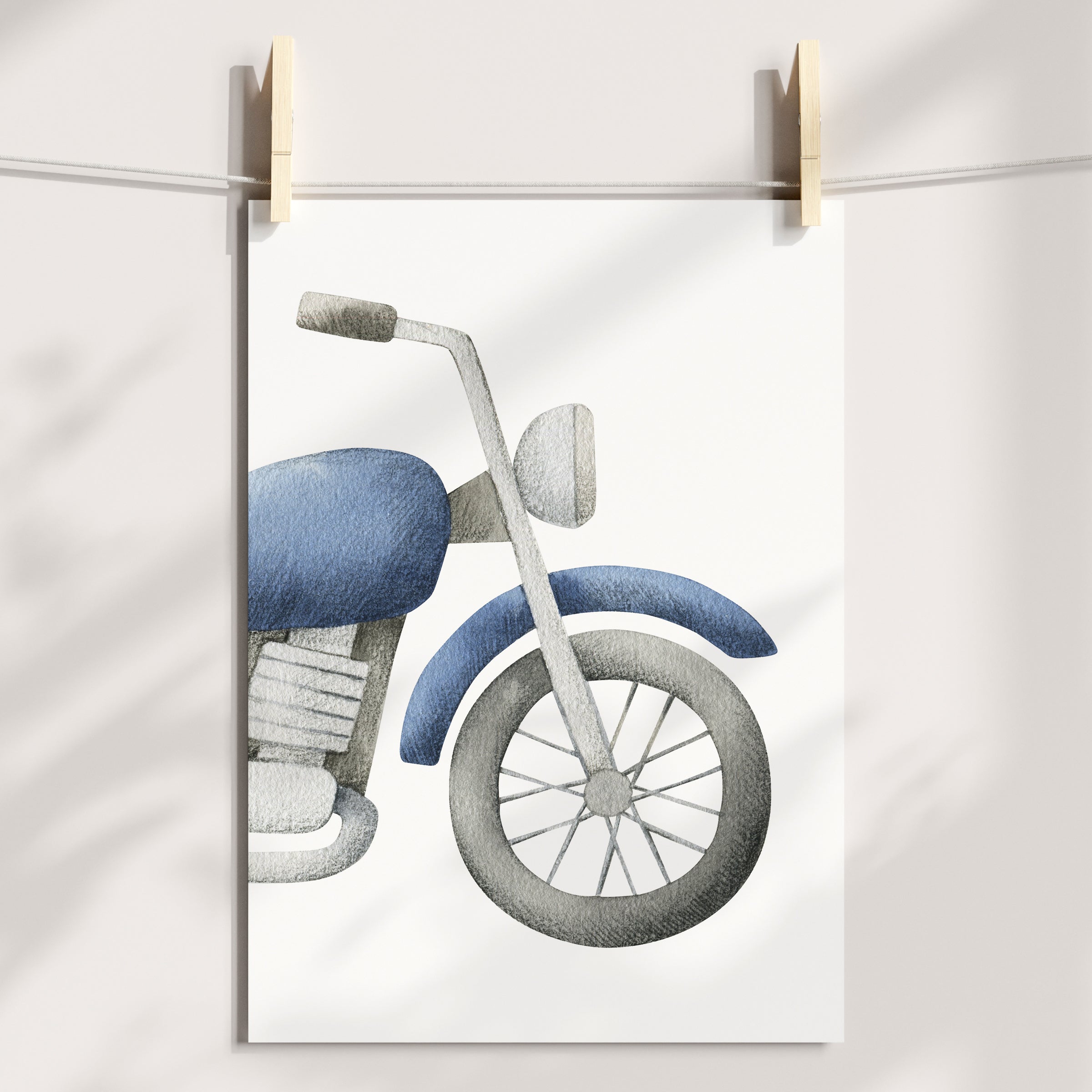 Motorbike & Name Print