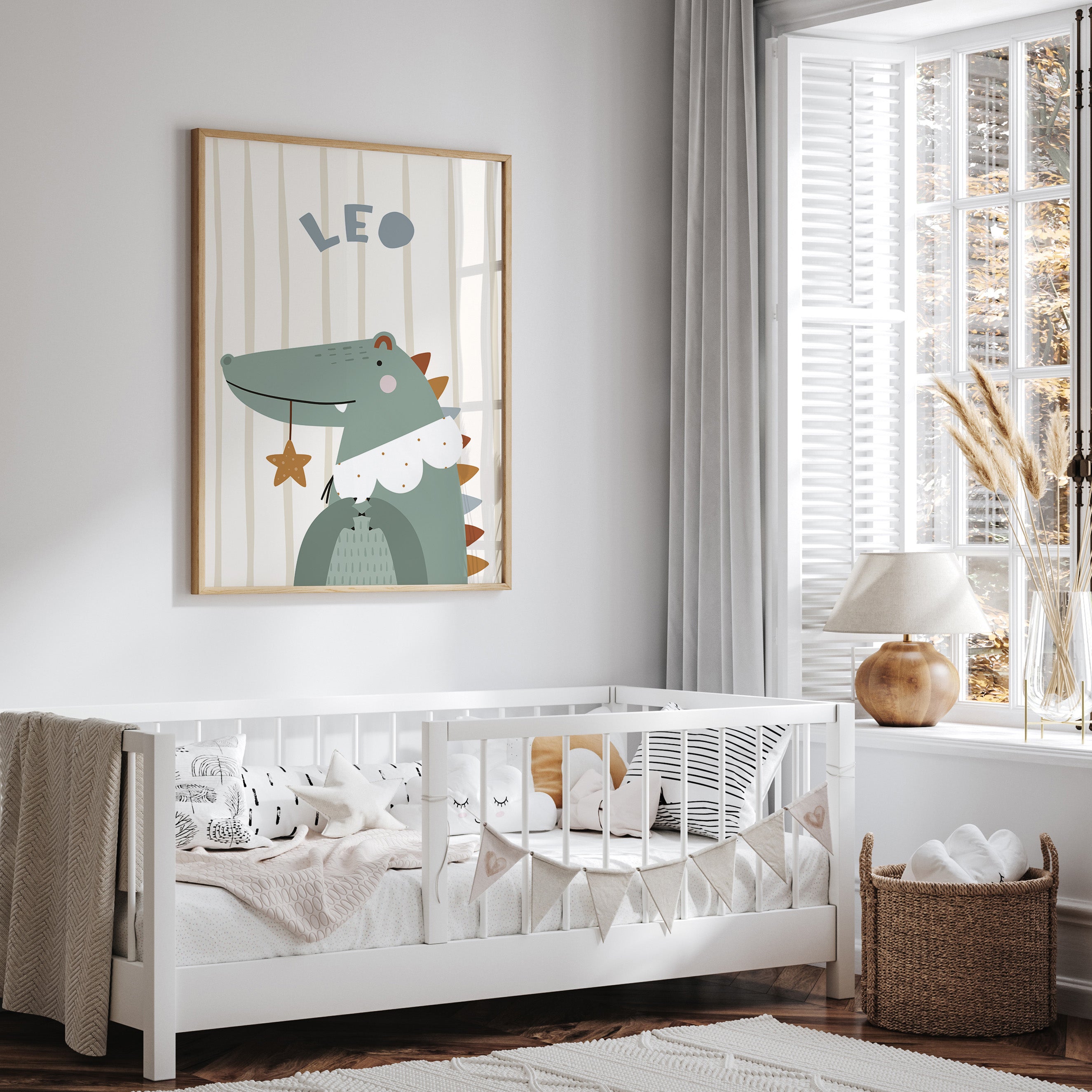 Magic Safari Animal Name Print - Crocodile