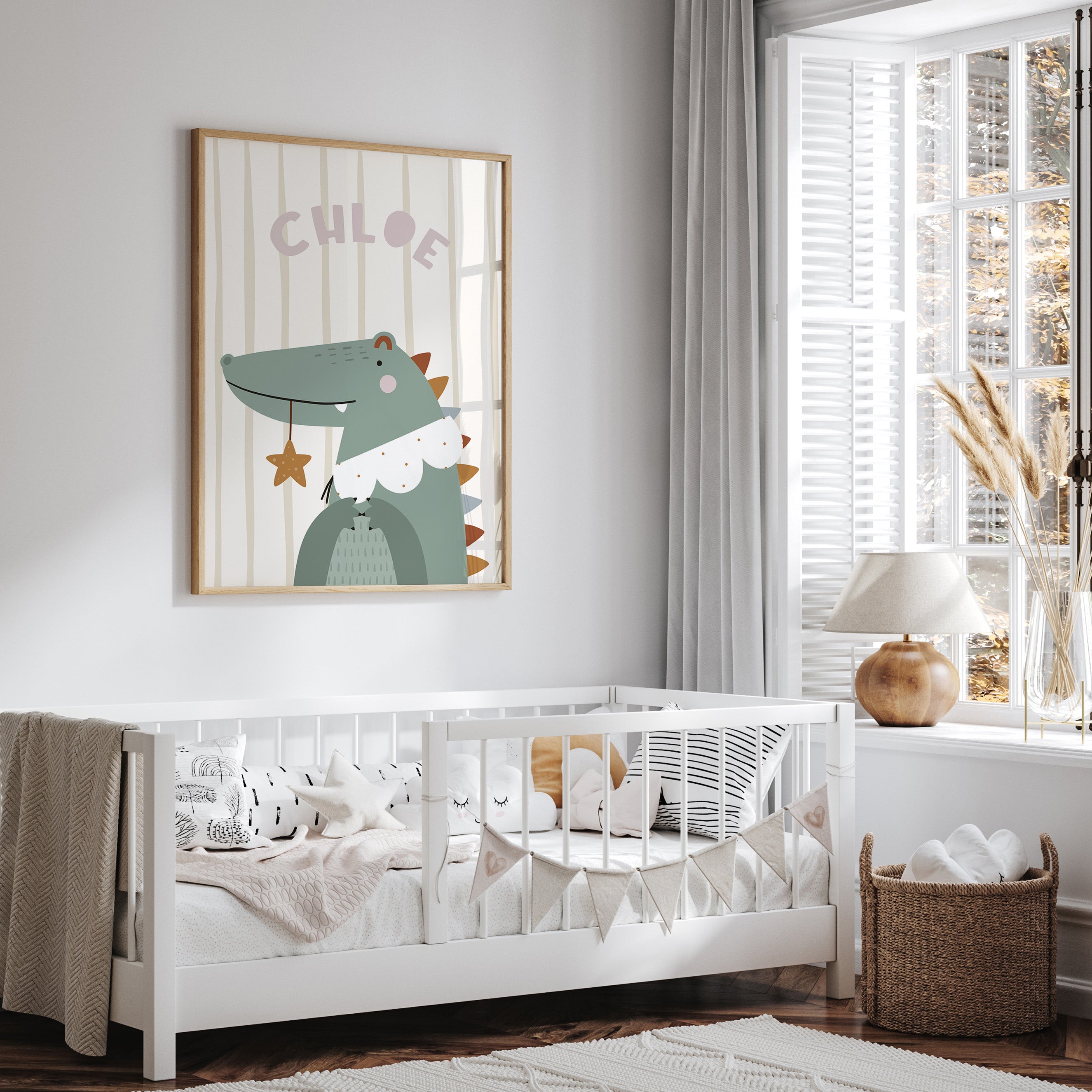 Magic Safari Animal Name Print - Crocodile