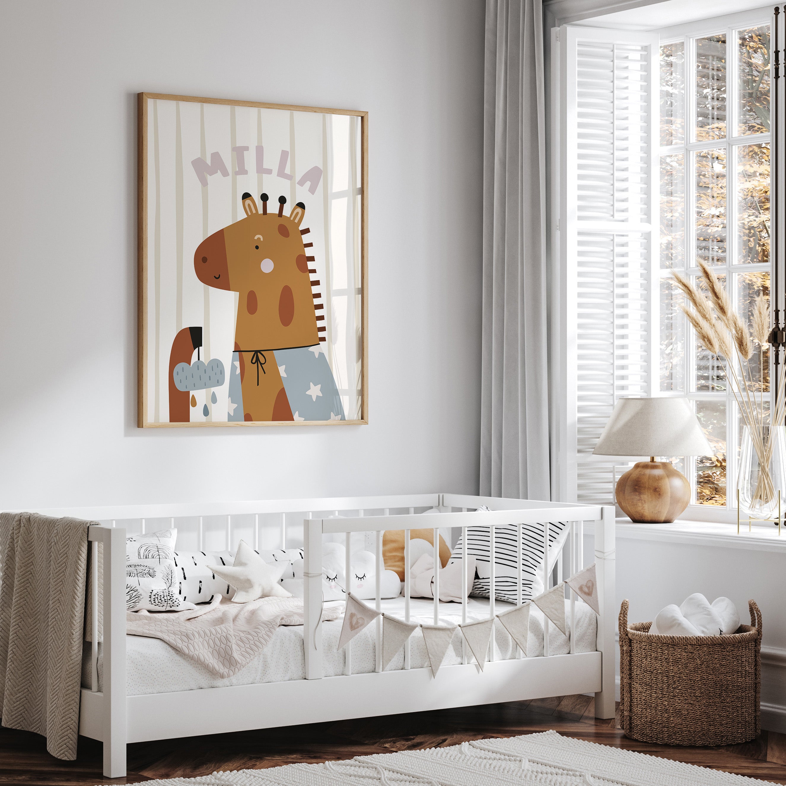 Magic Safari Animal Name Print - Giraffe