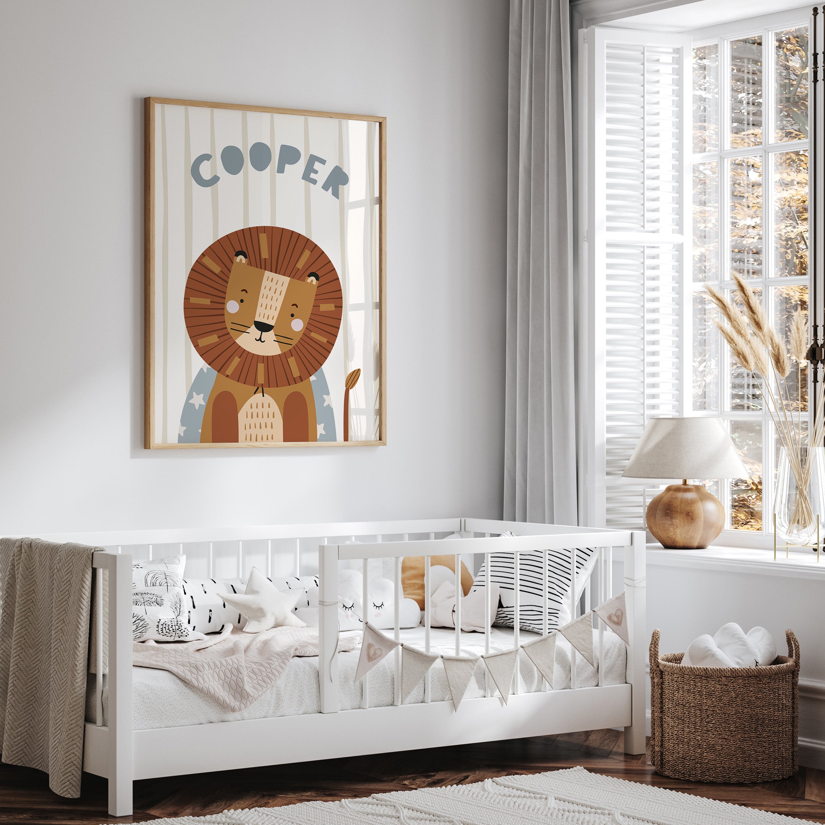 Magic Safari Animal Name Print - Lion