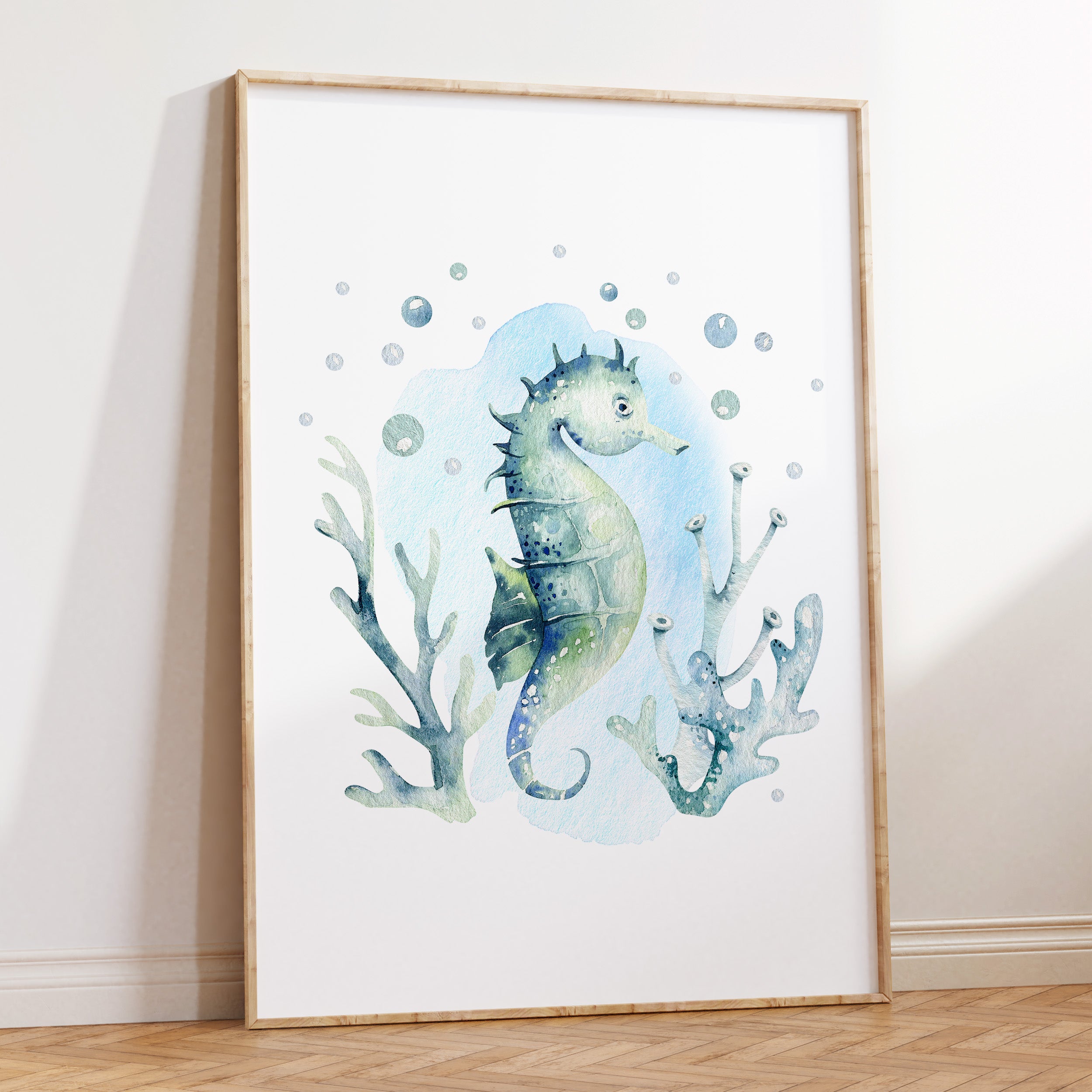 Seahorse Print
