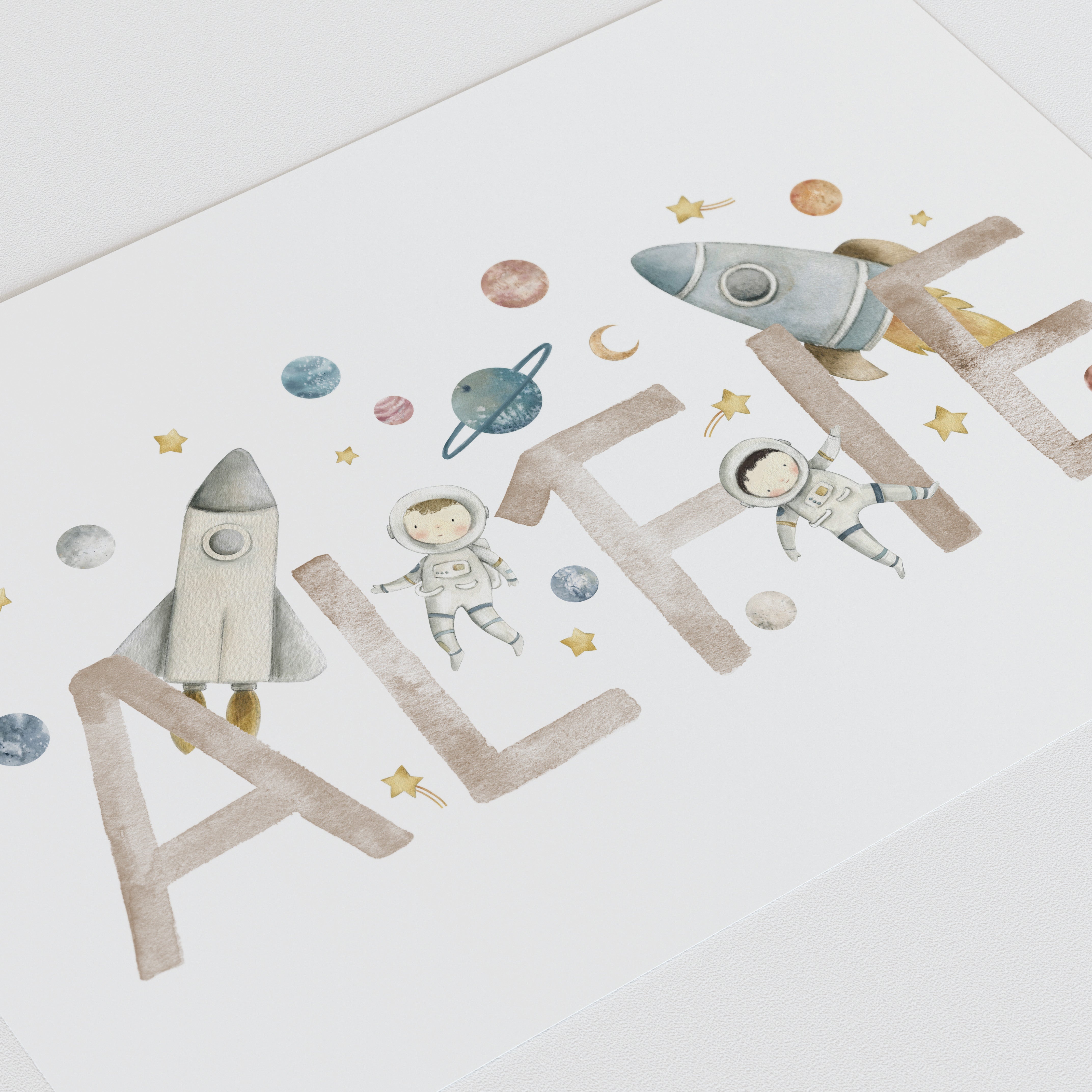 Space Name Print