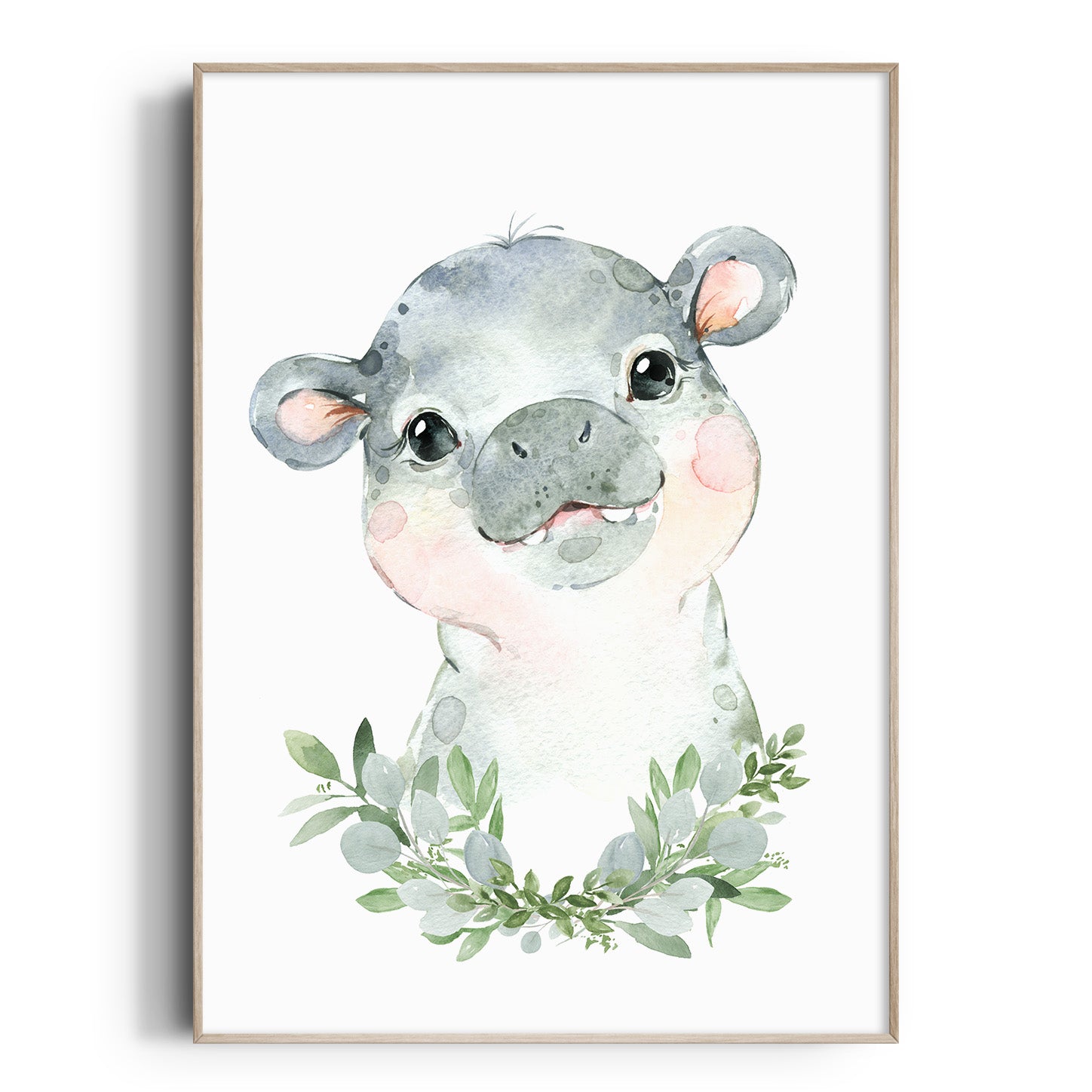 Baby Hippo Print