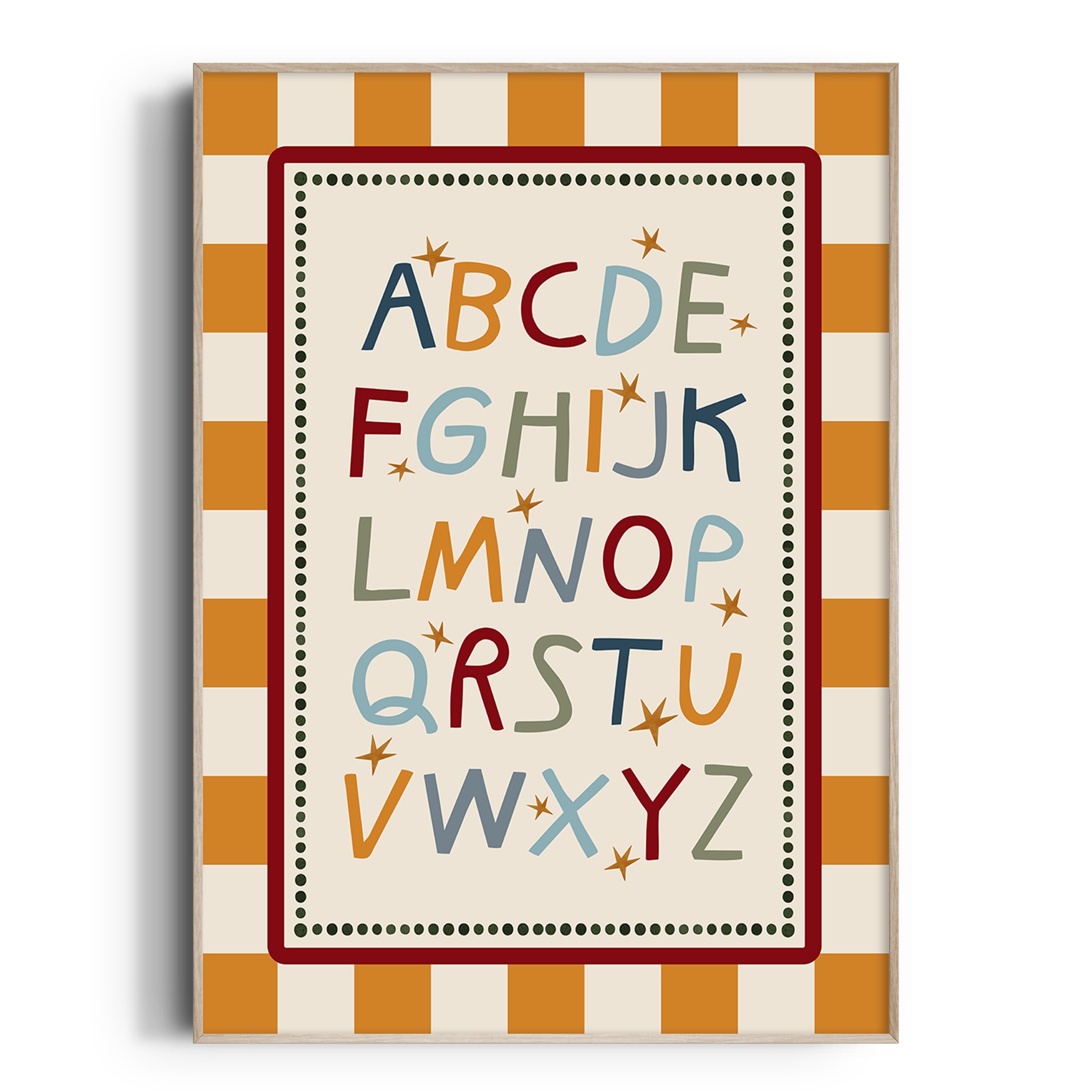 Check ABC Alphabet Print