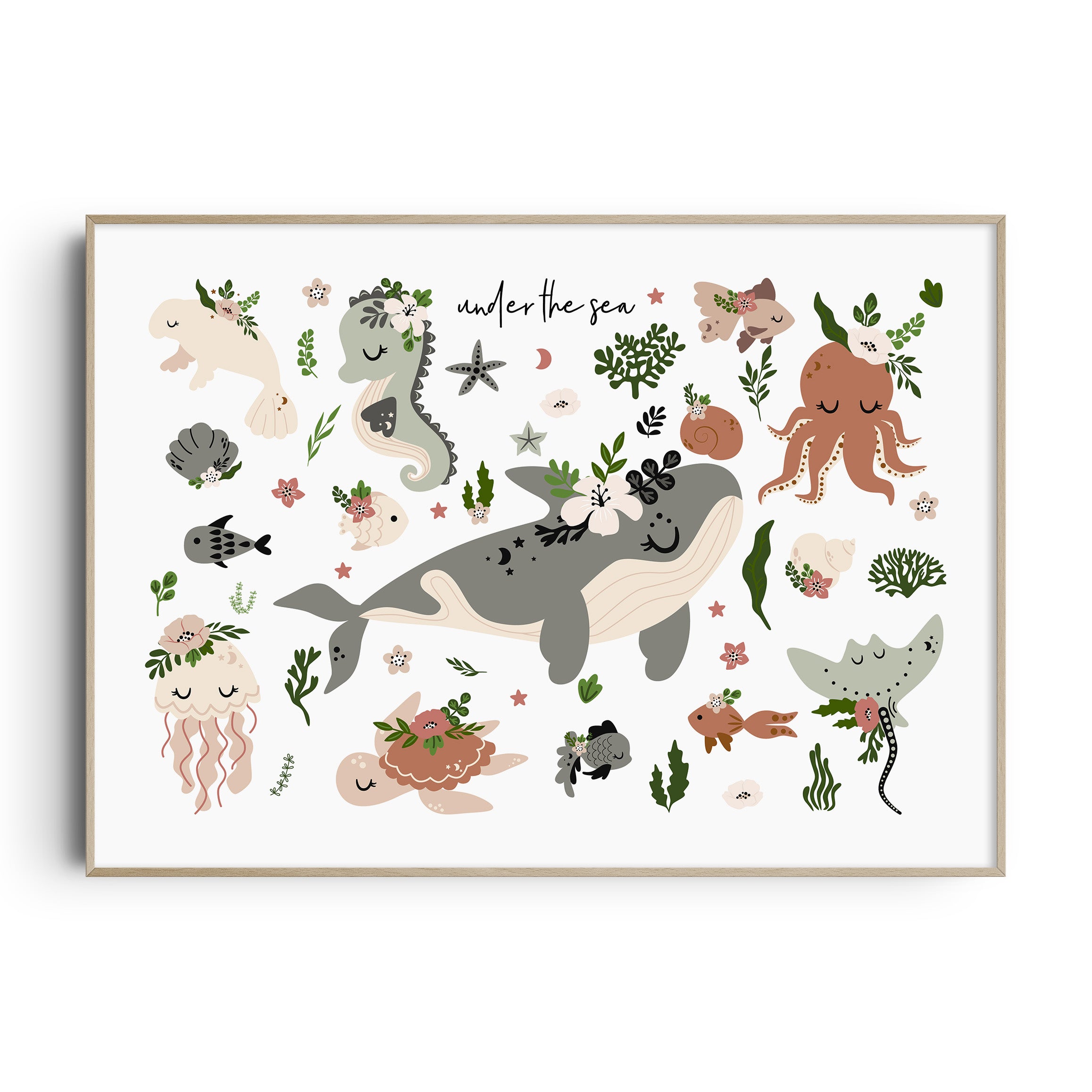 Sea Animals Print