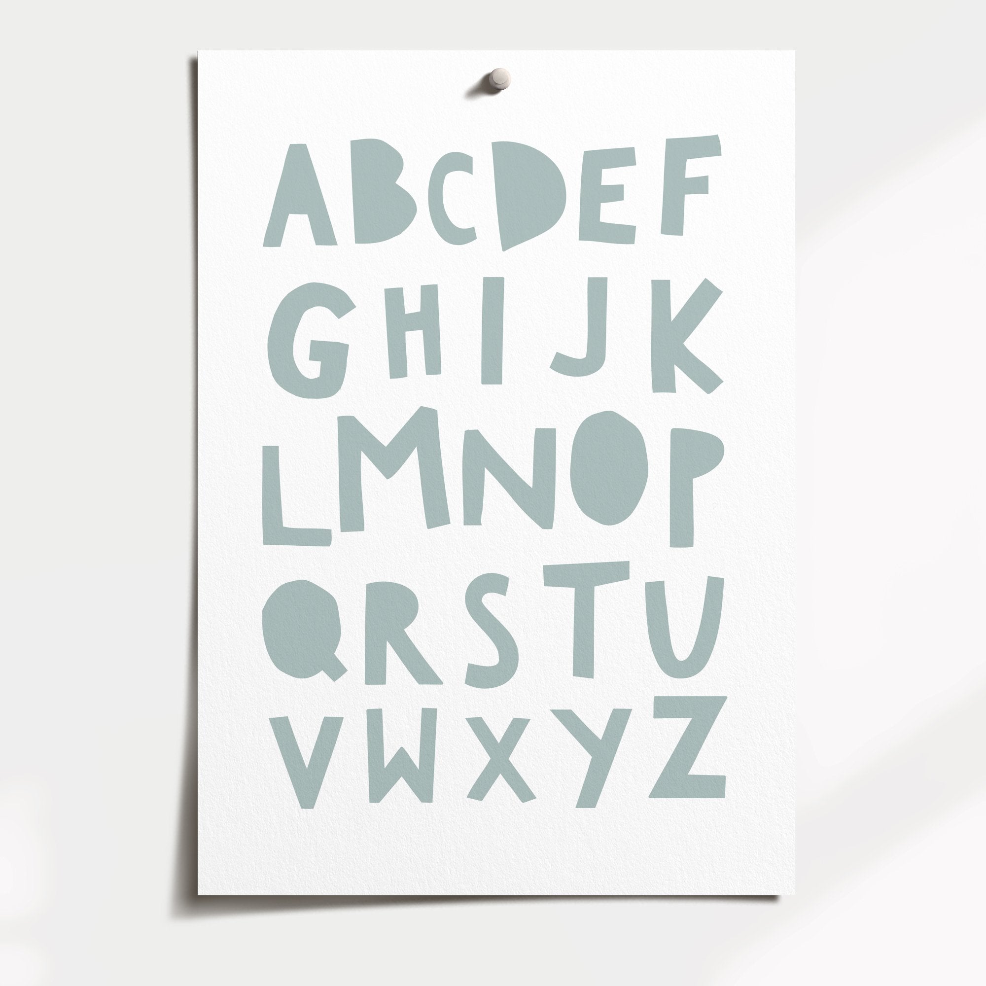 Alphabet & Dinosaur Prints