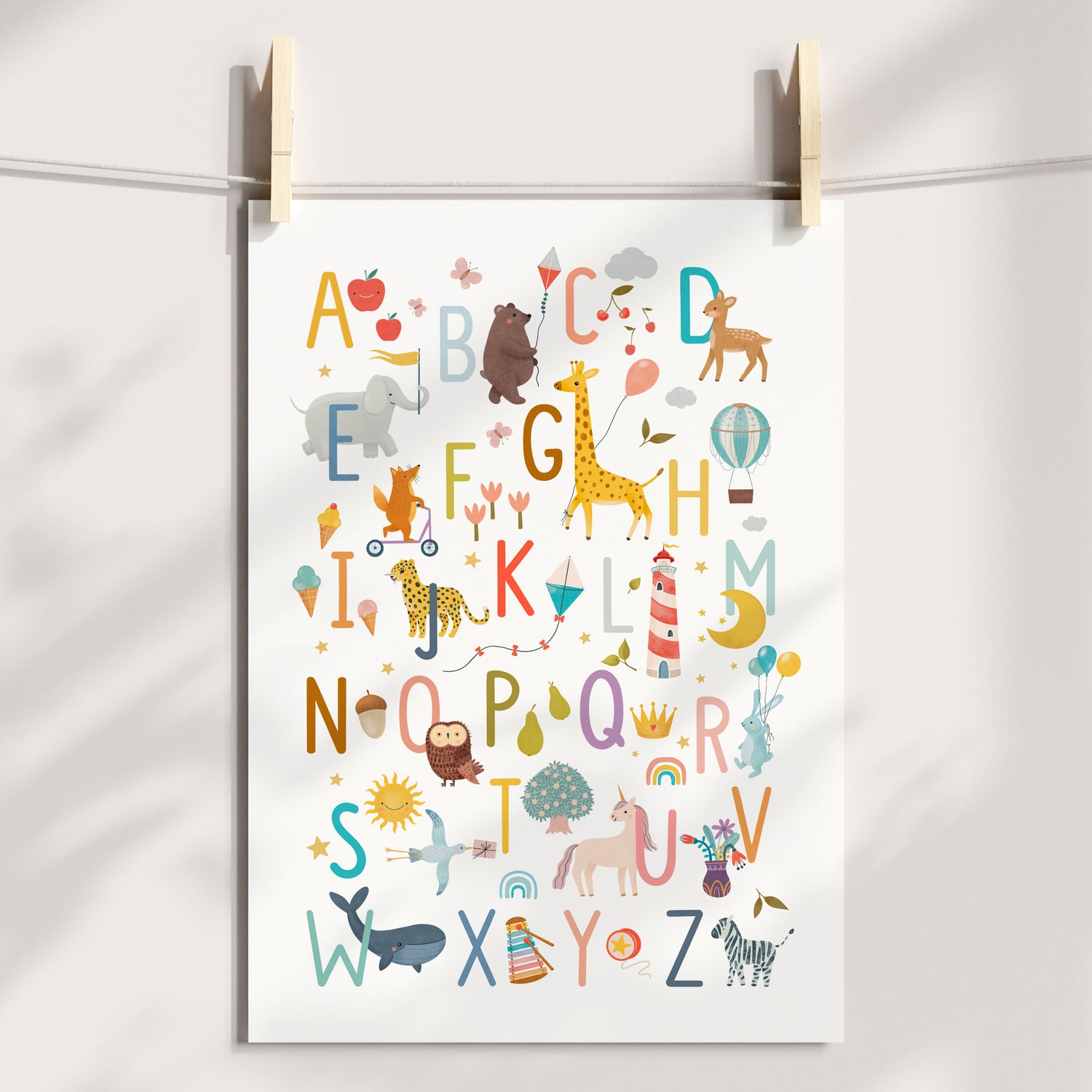 Little Adventure Alphabet Print