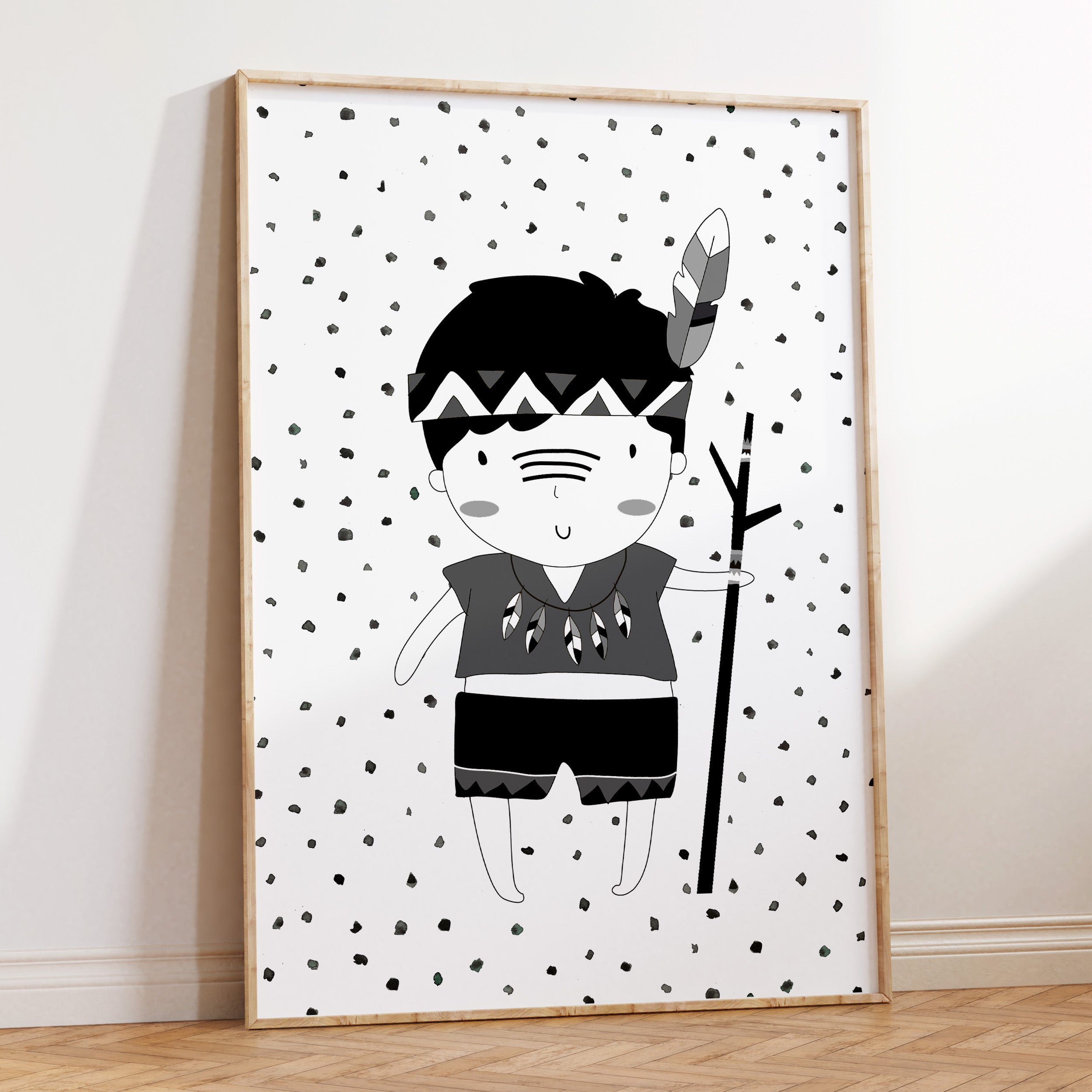 Tribal Boy Print
