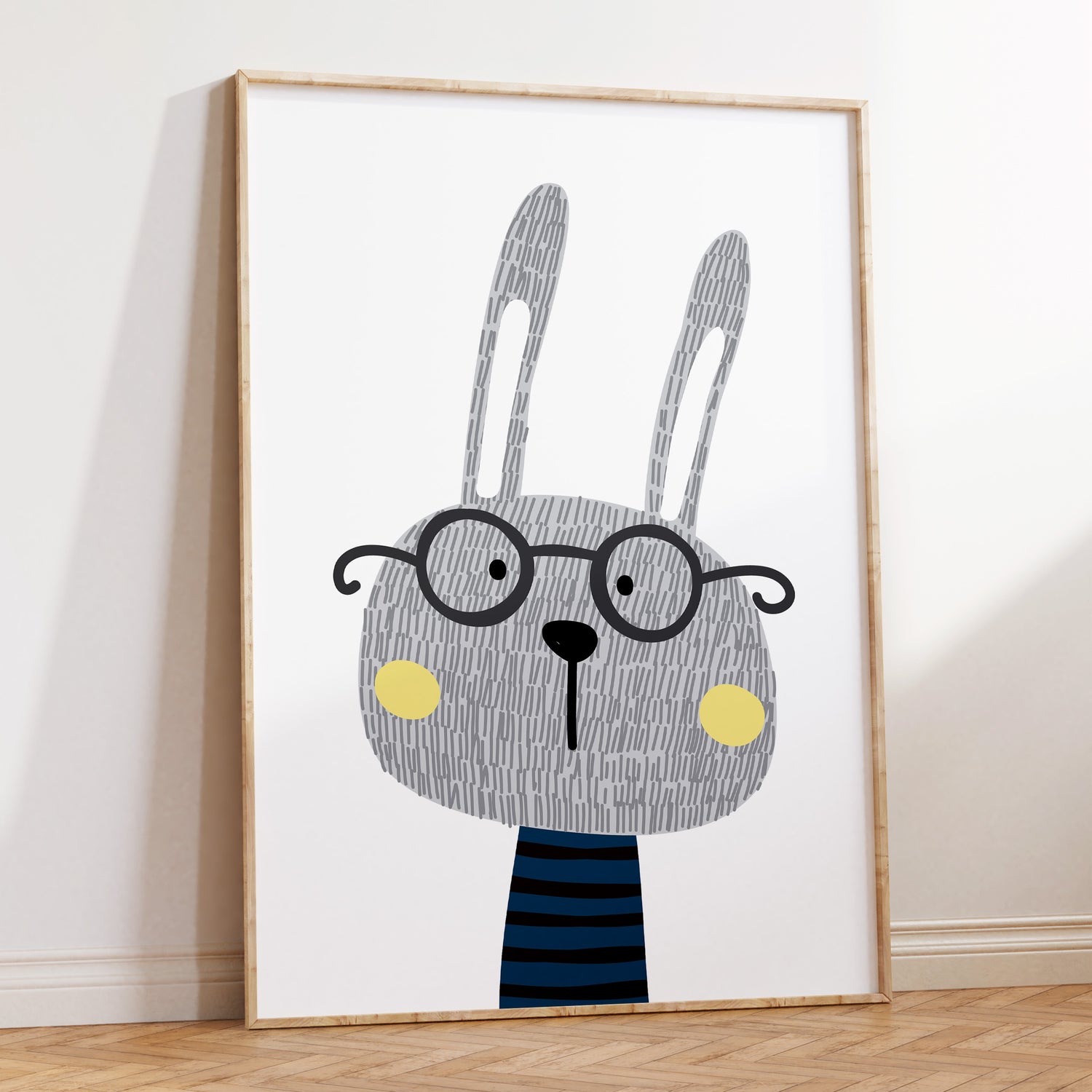 Scandi Bunny Print