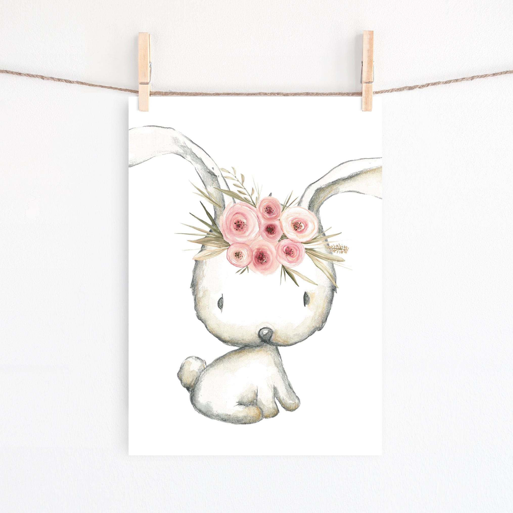Woodland Bunny Print