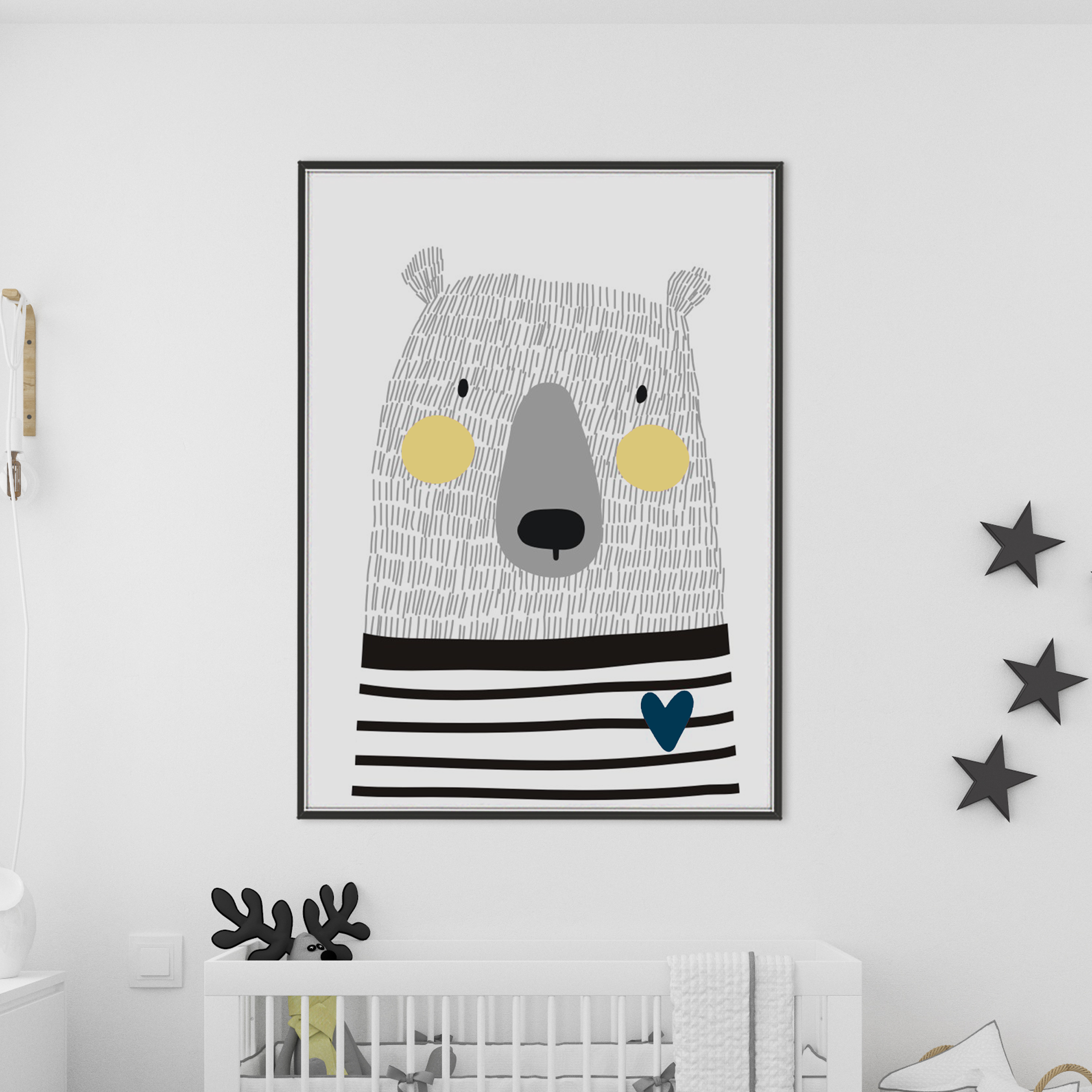 Lion, Bear & Alphabet Prints