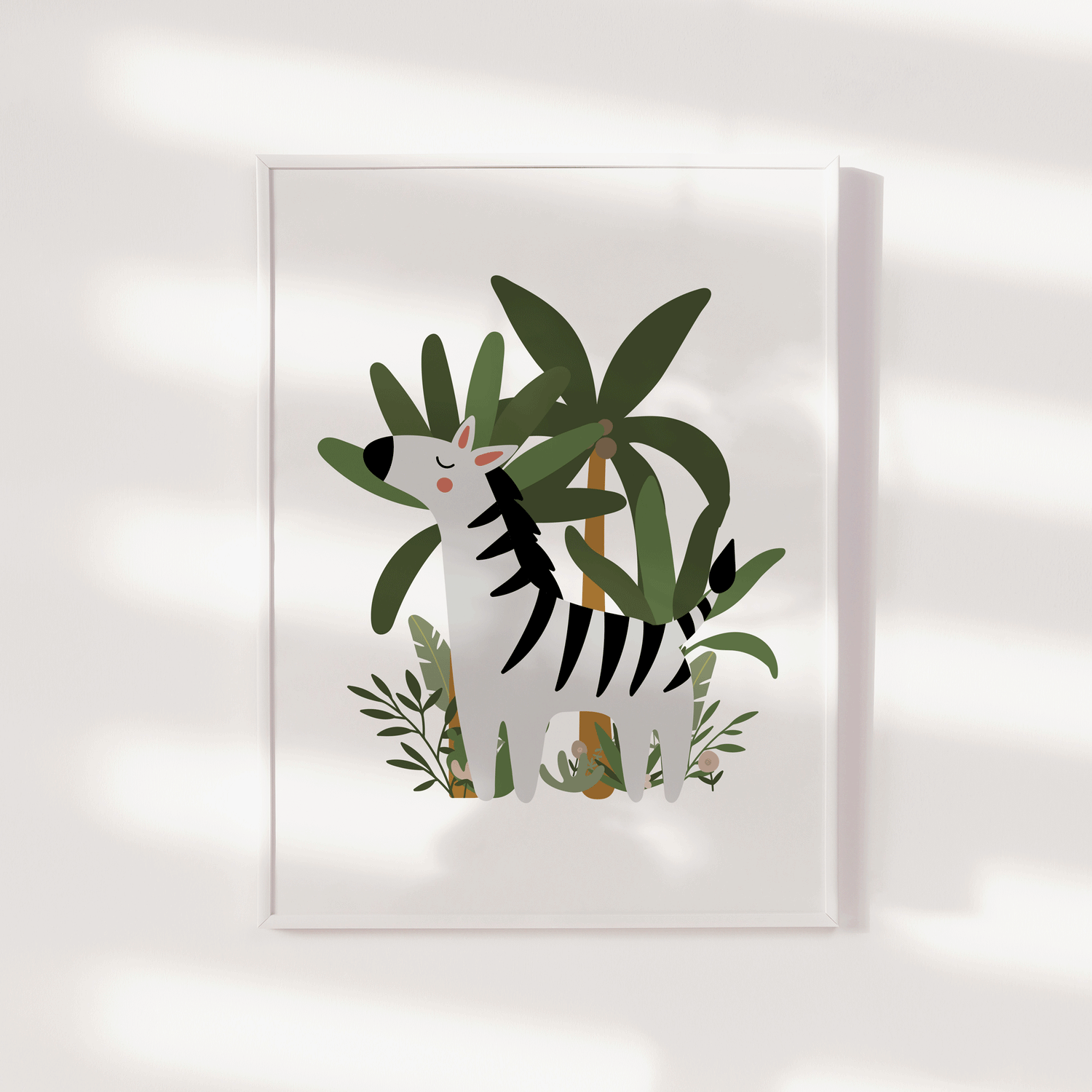 Zebra Jungle Print
