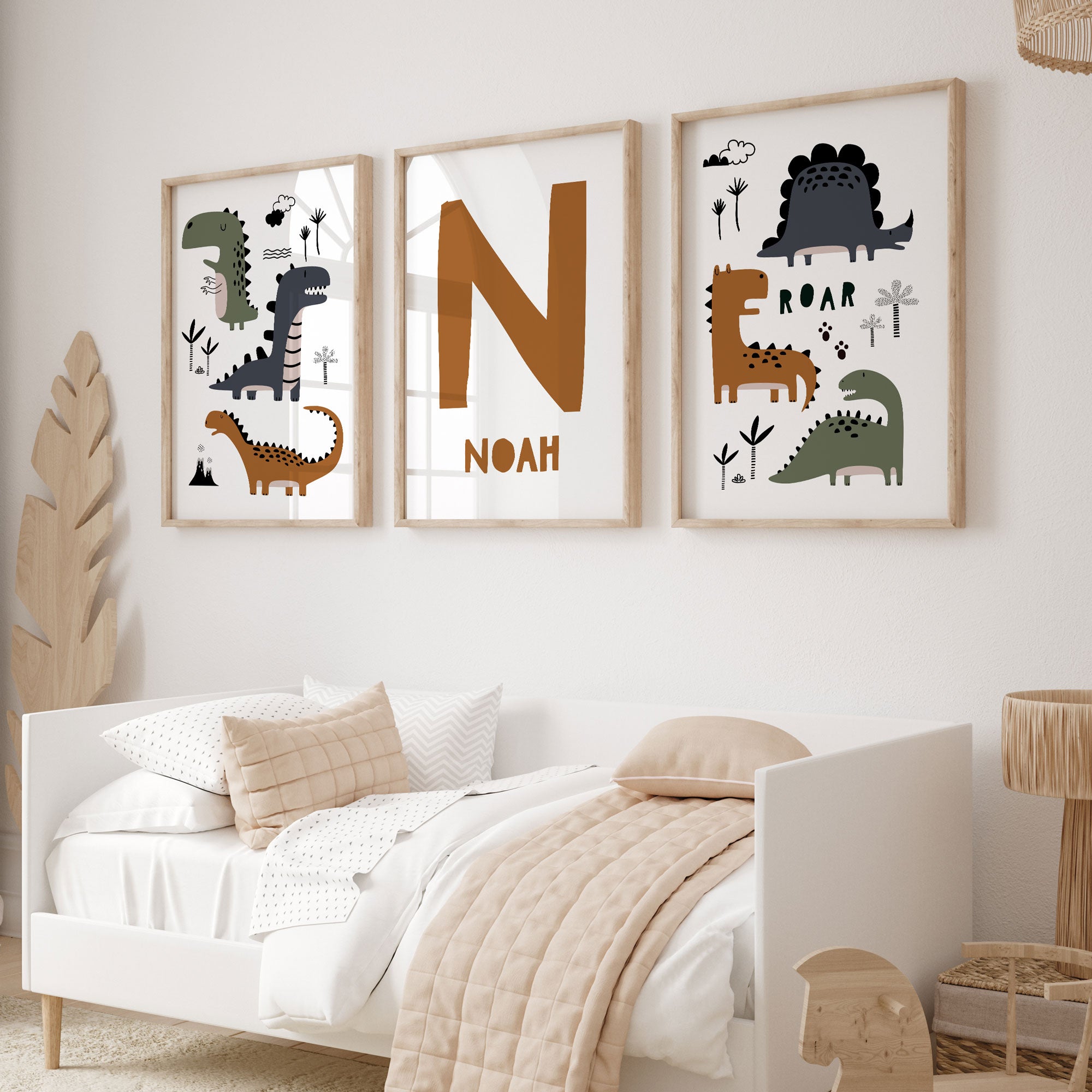 Name & Dinosaur Prints
