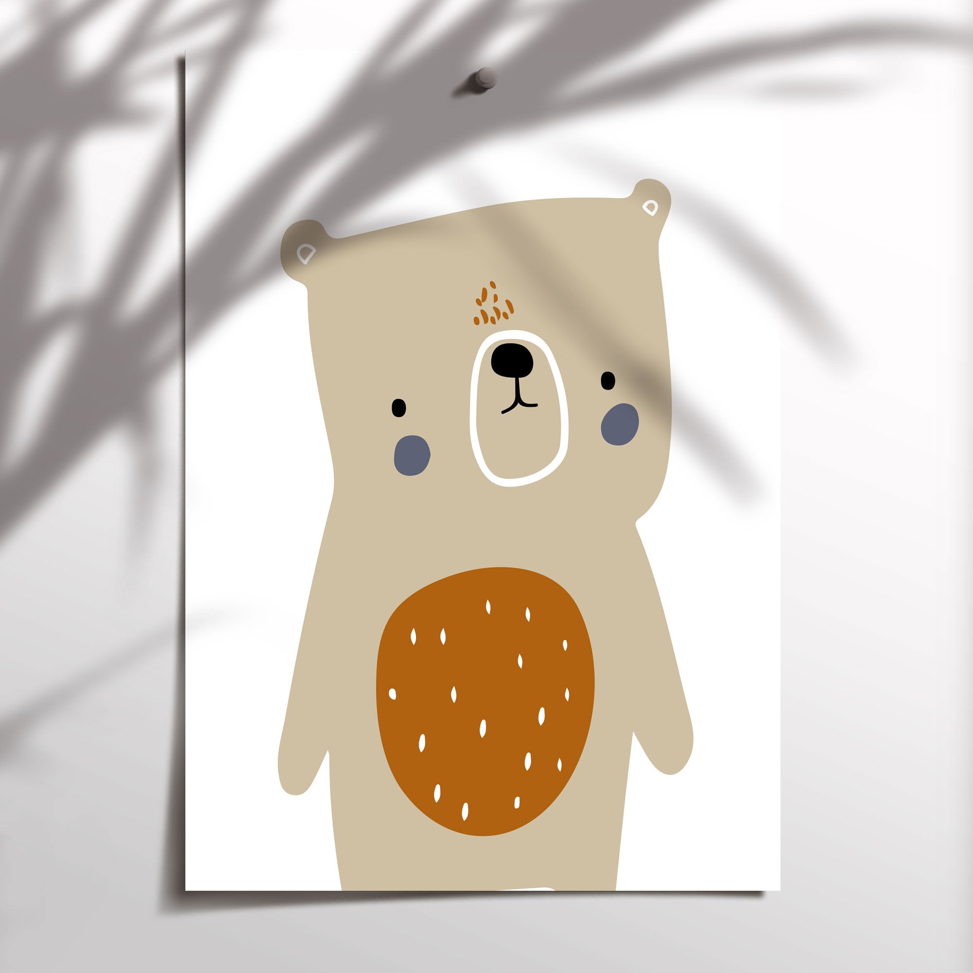 Woodland Bear Print