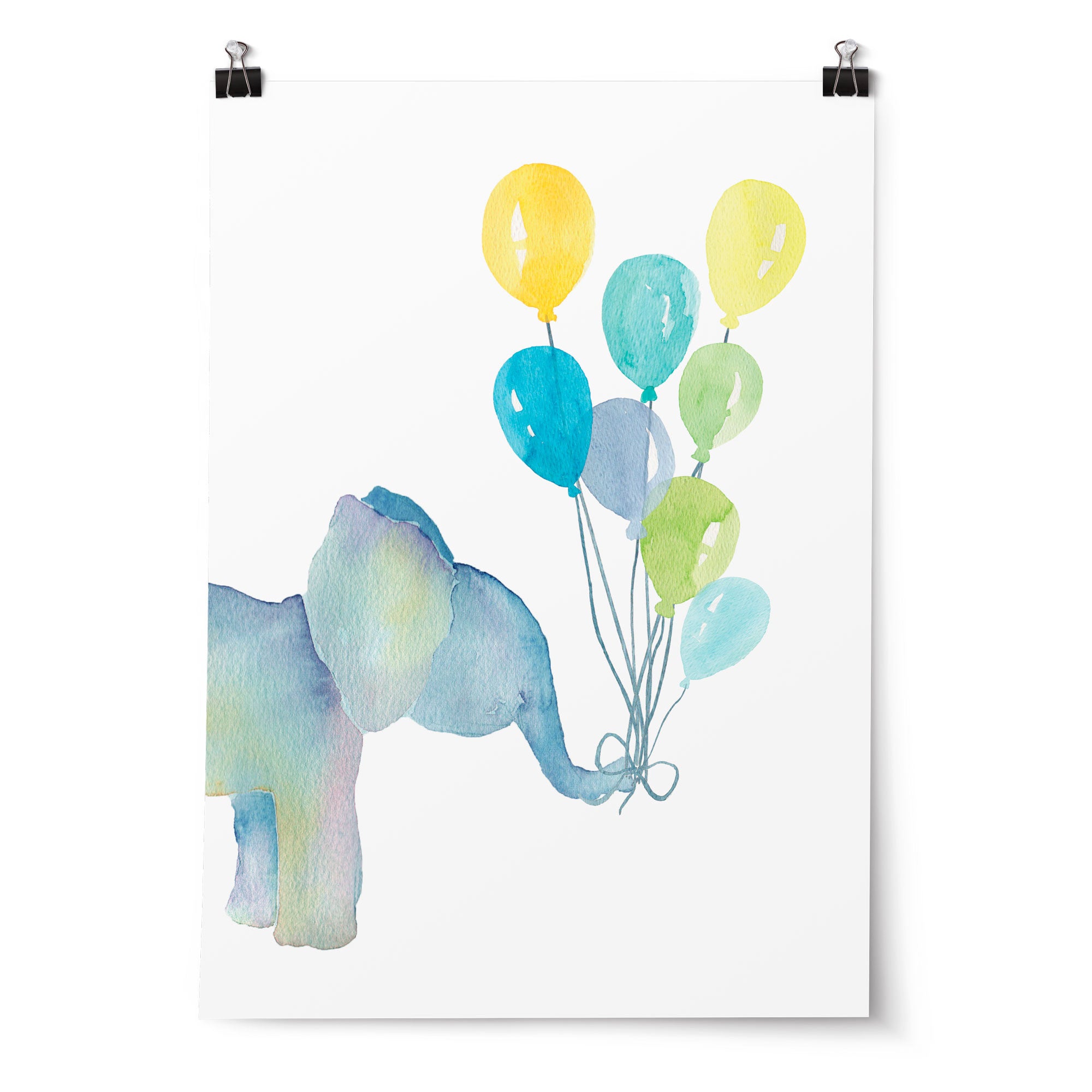 Watercolour Elephants & Dream Big Prints