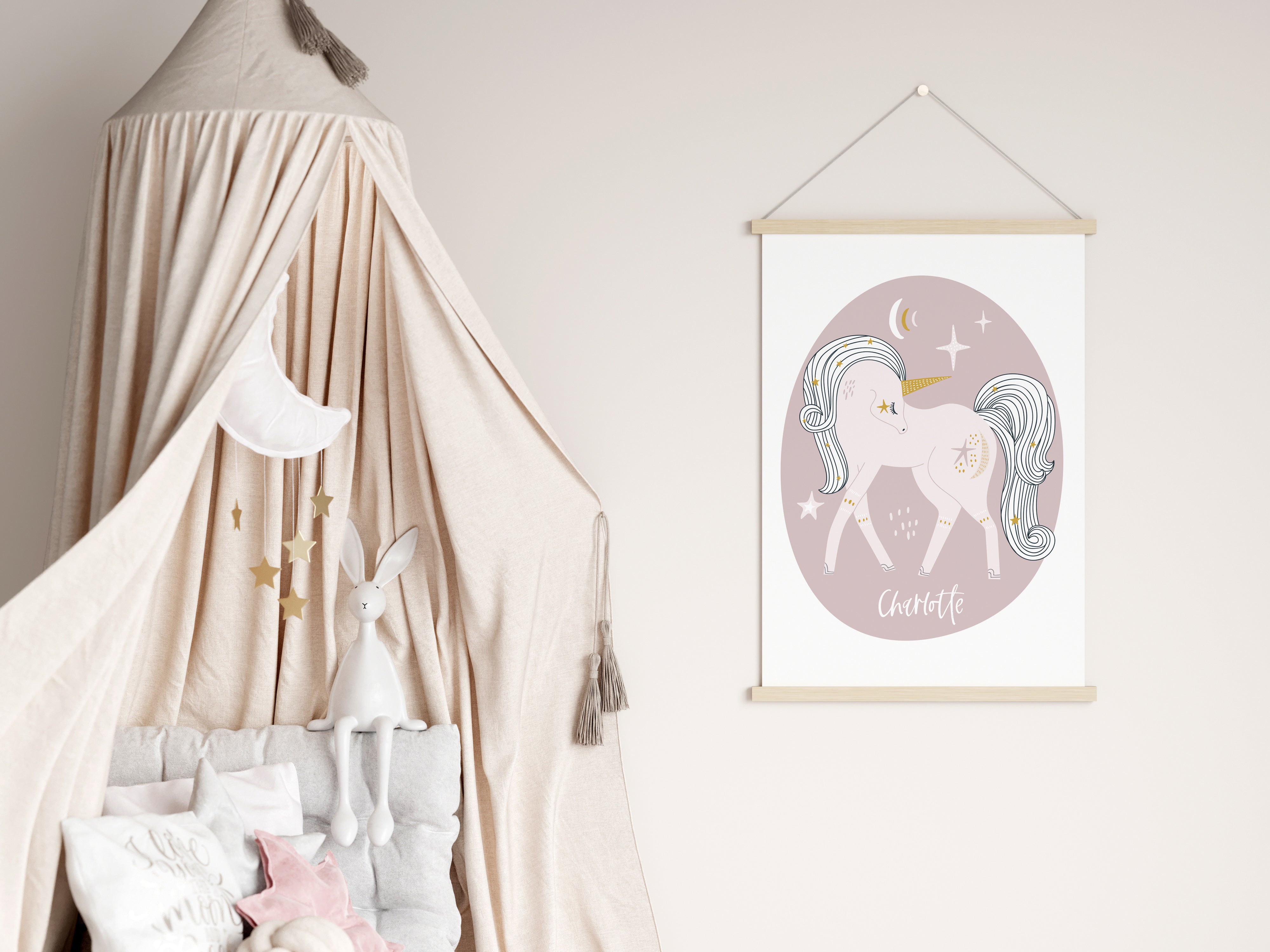 Unicorn Name Print
