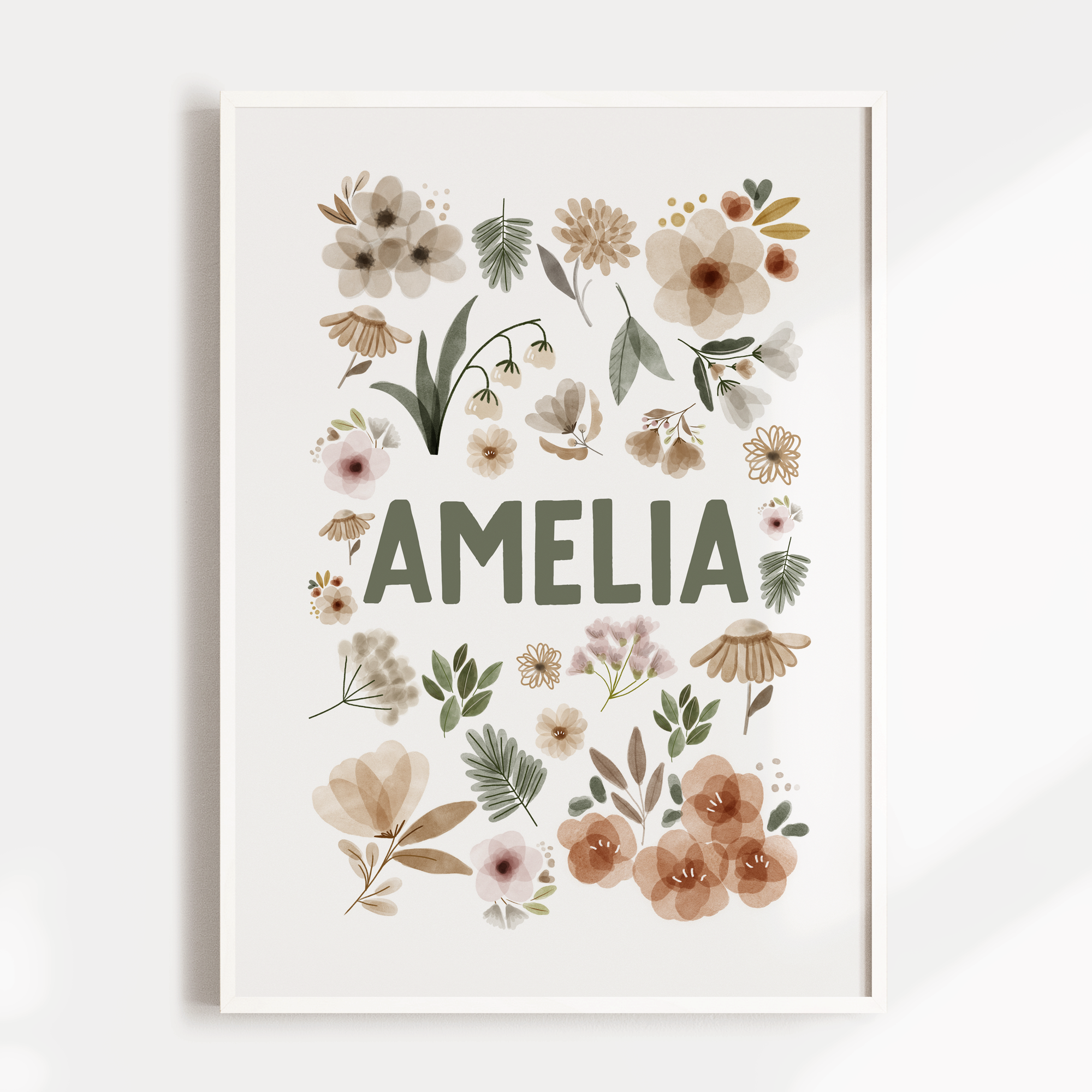 Wildflower Name Print