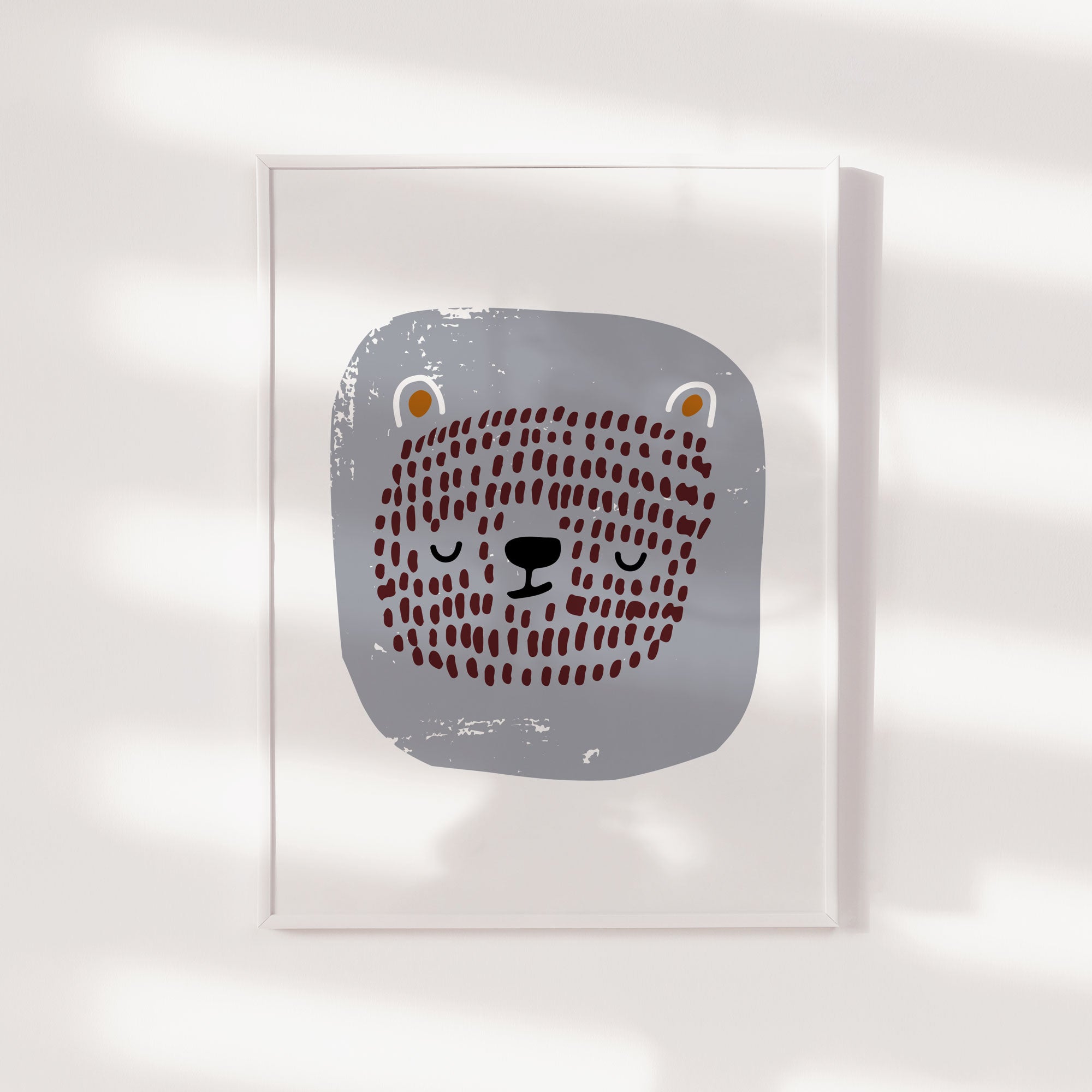 Woodland Bear Print