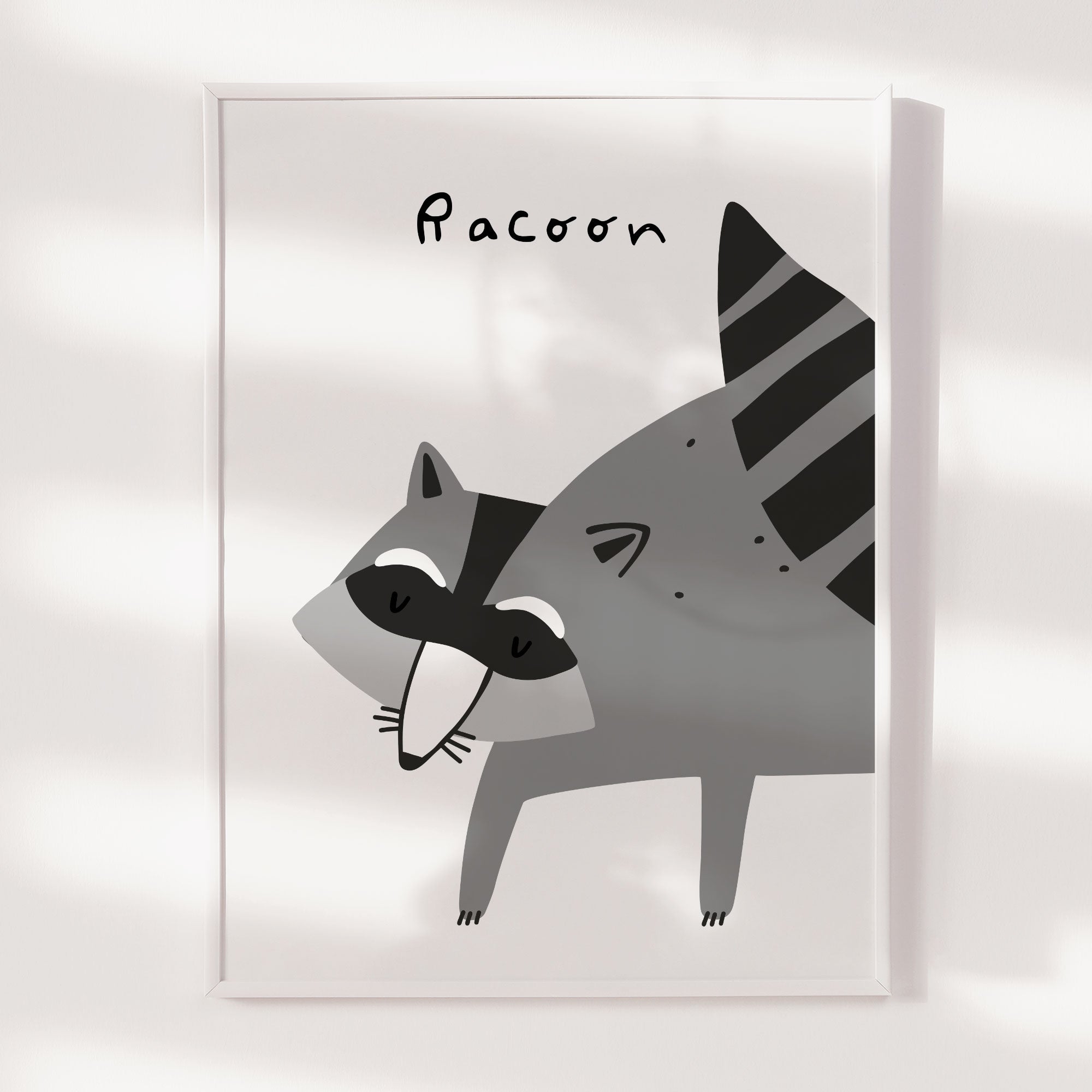 Racoon Print
