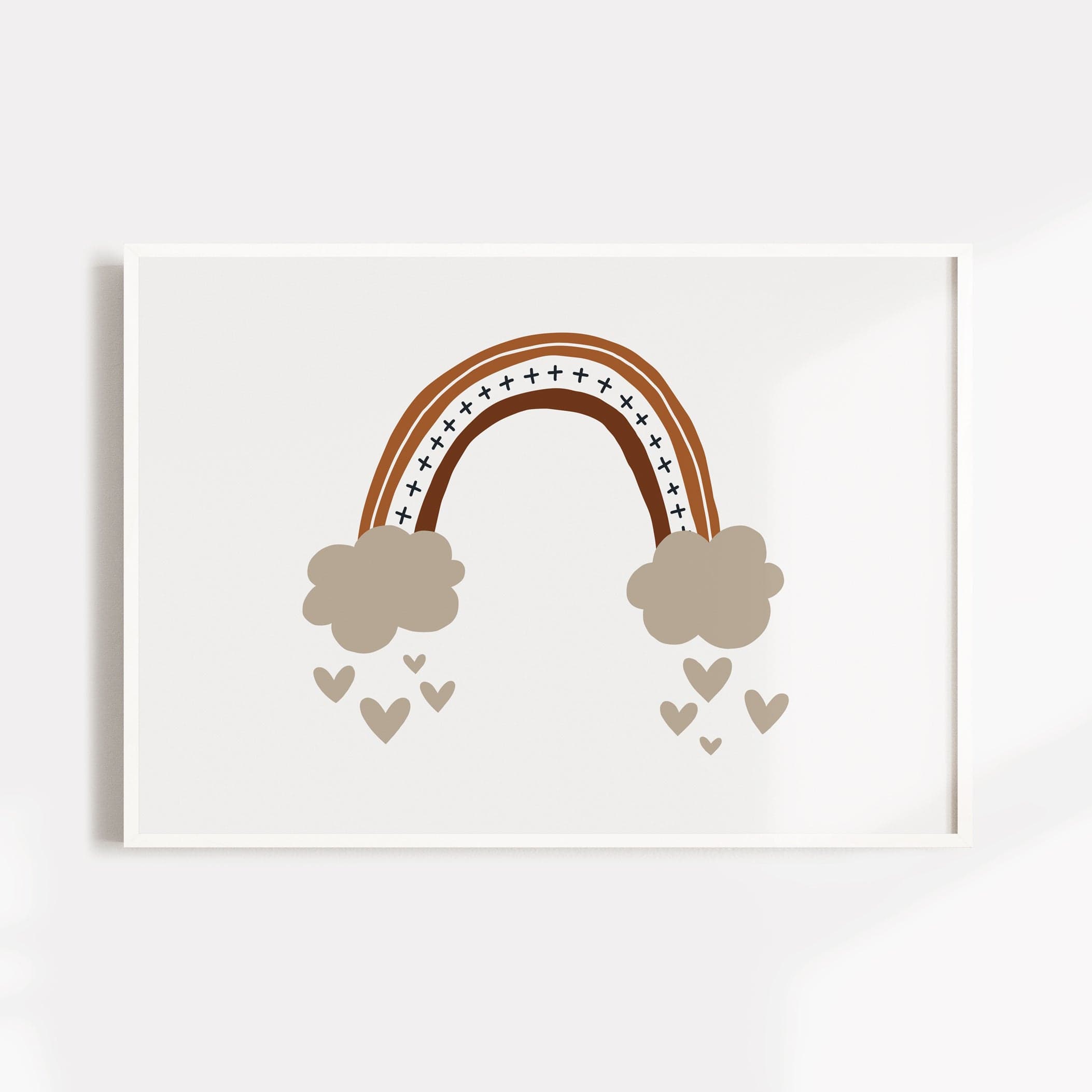Rainbow Nursery Print