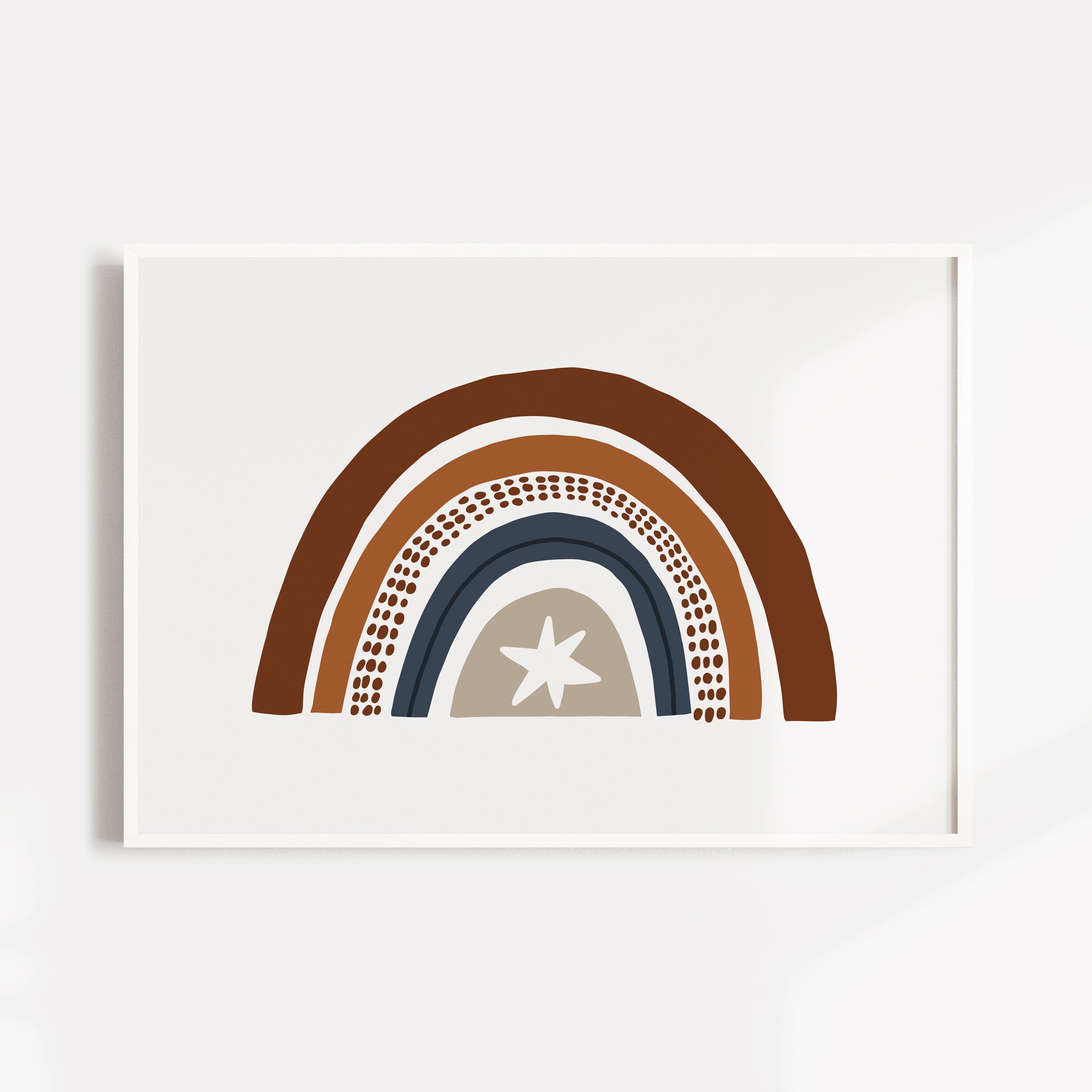 Rainbow Nursery Print