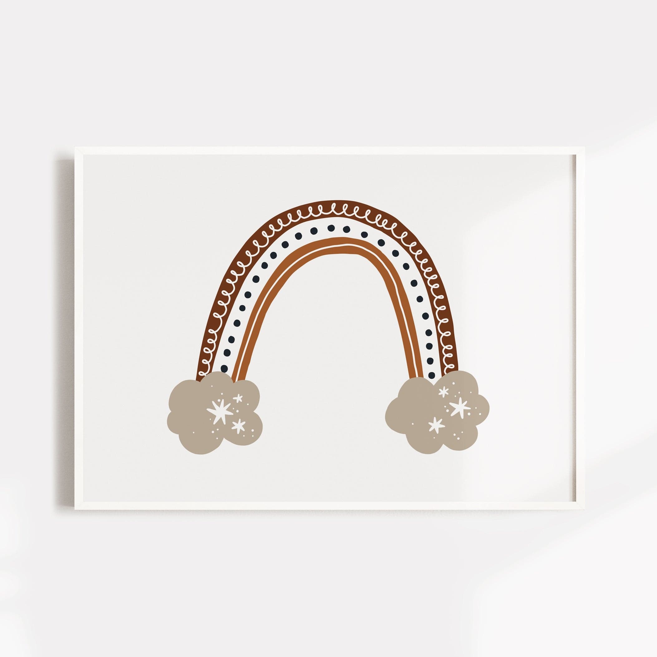 Rainbow Nursery Print